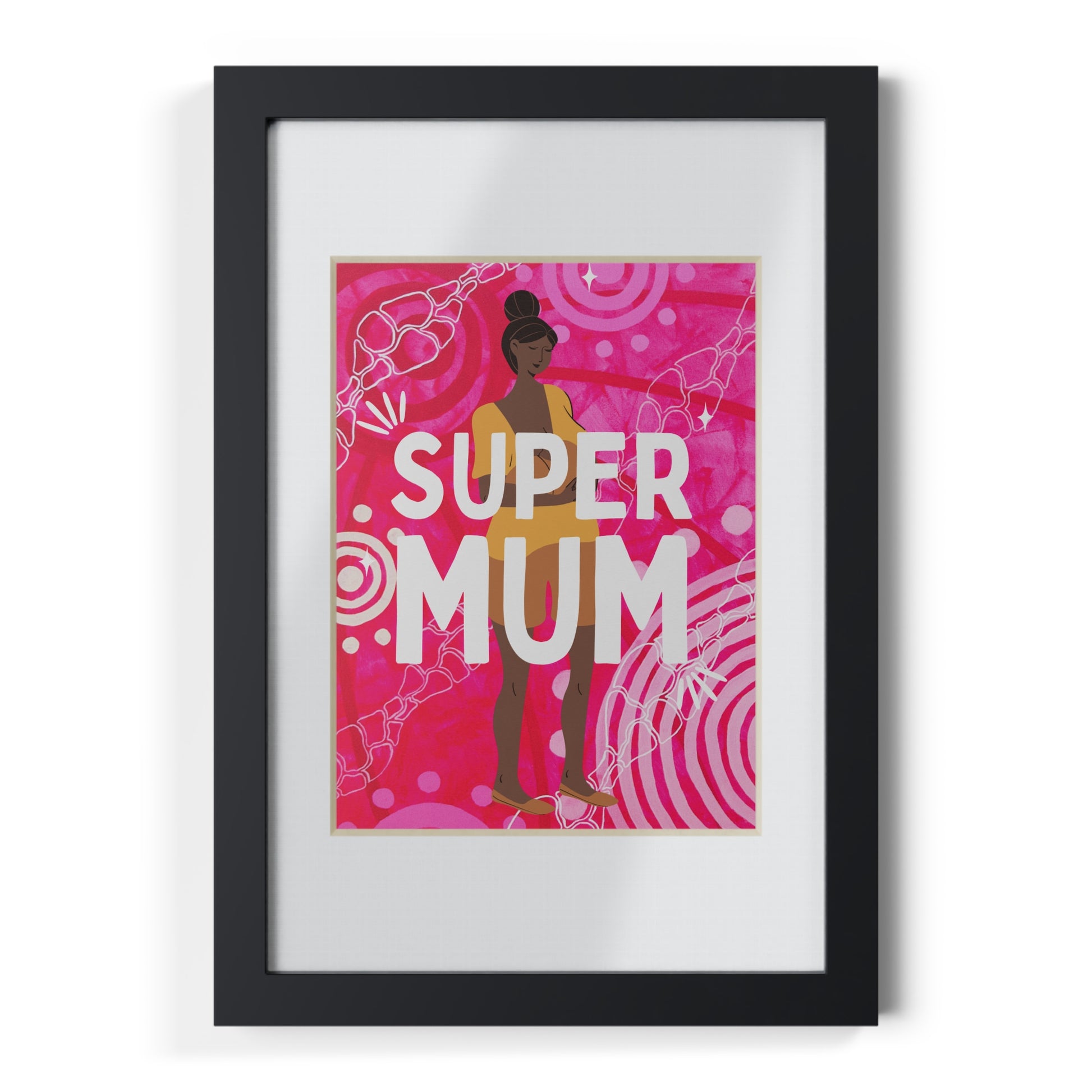 Framed Print - Super Mum
