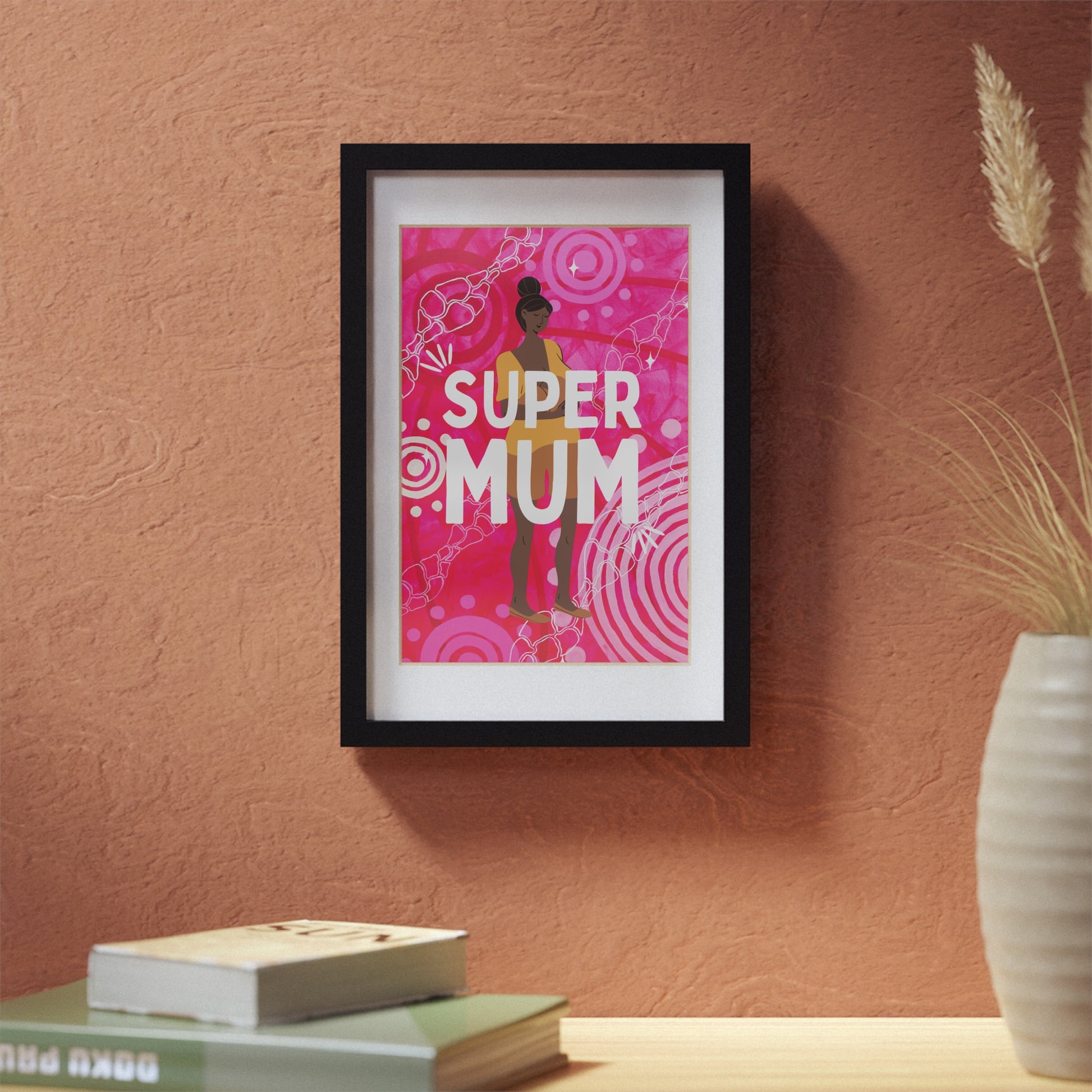 Framed Print - Super Mum