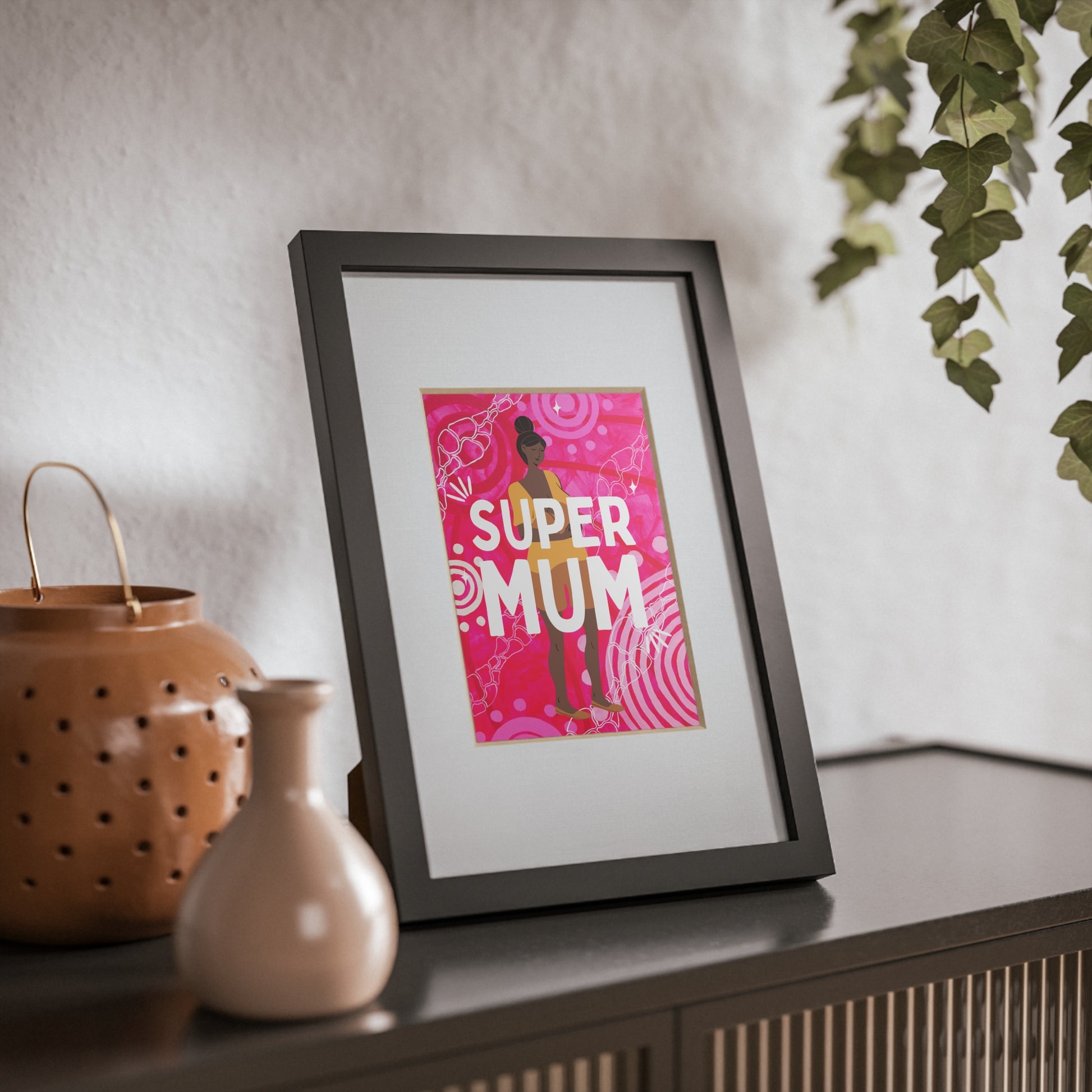 Framed Print - Super Mum