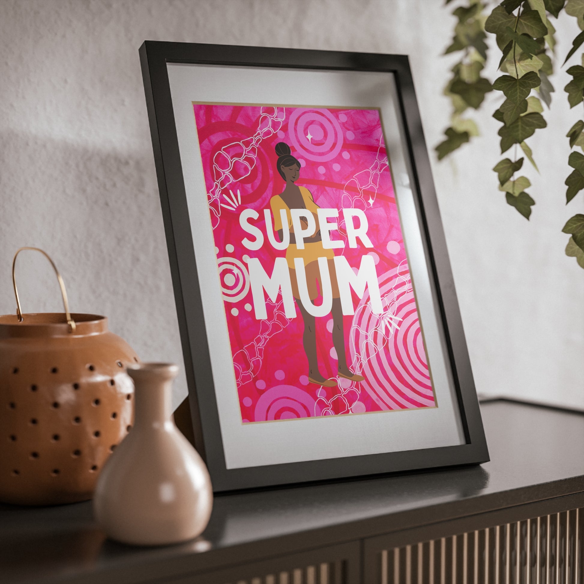 Framed Print - Super Mum