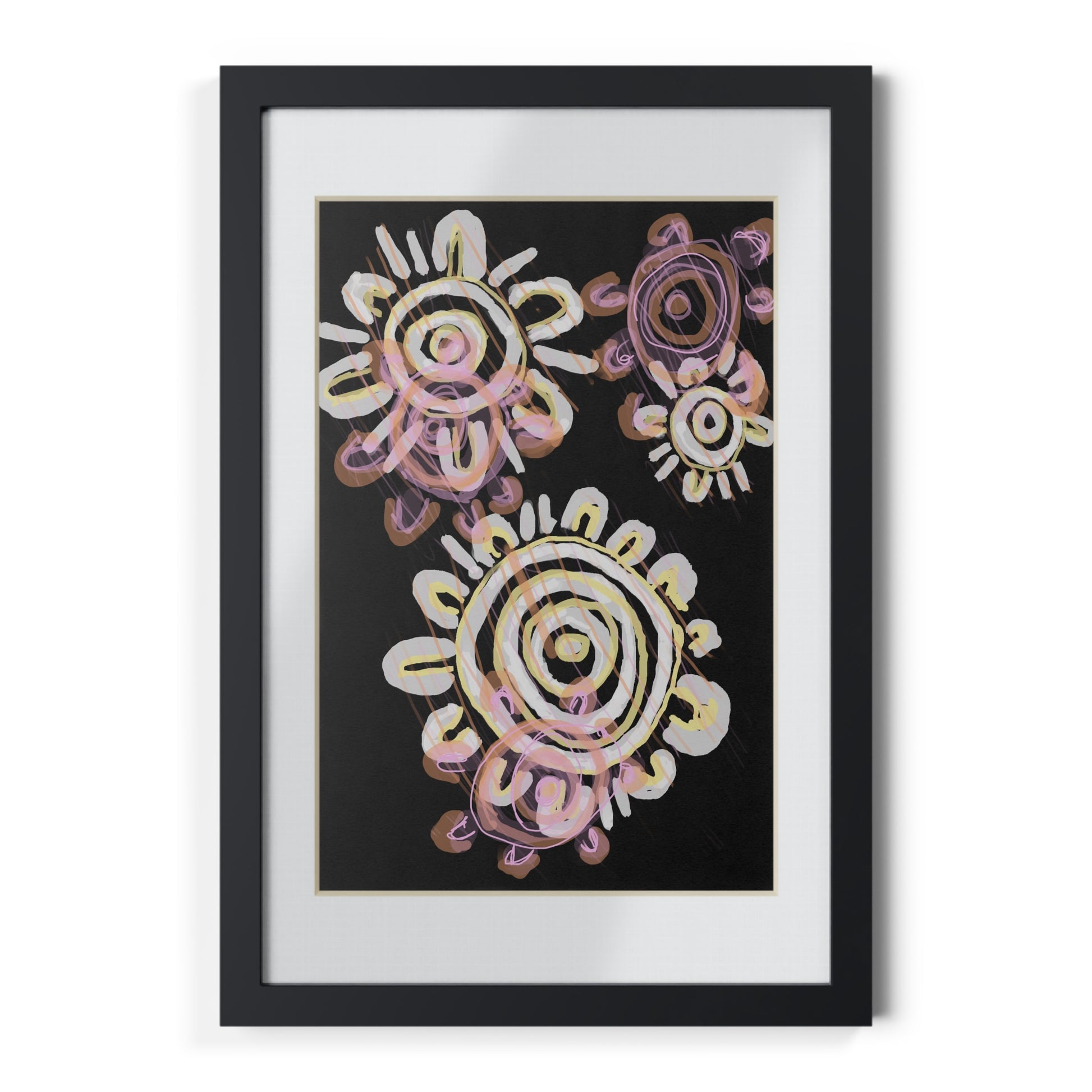 Framed Print - Mother & Daughter by Ebony Allen