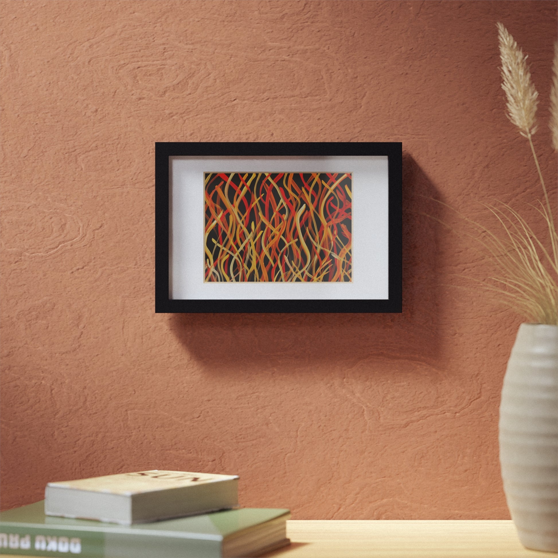 Framed Print - The Burn Off