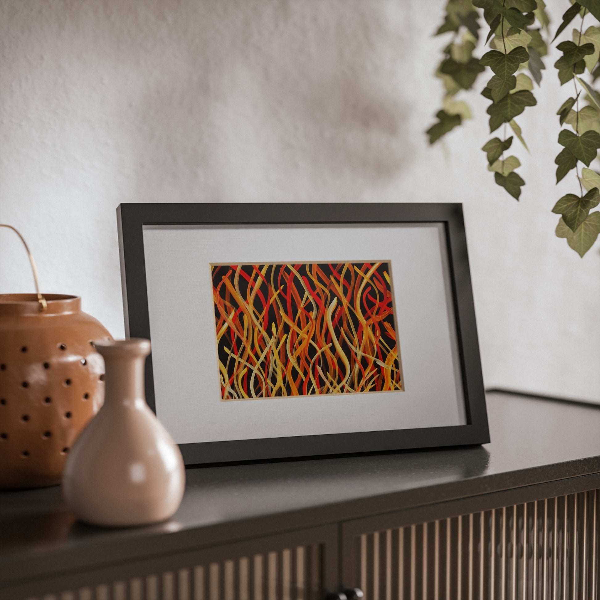 Framed Print - The Burn Off