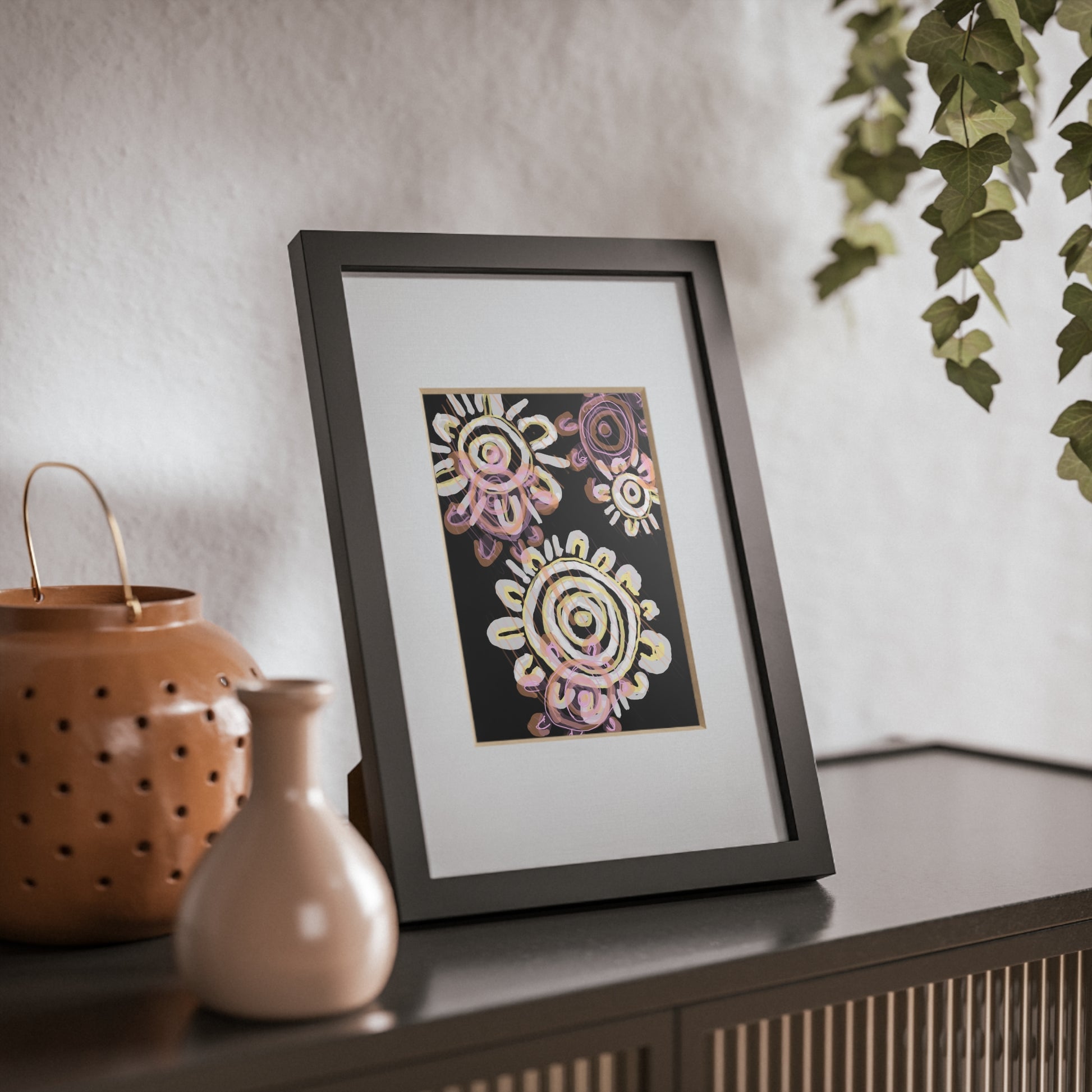 Framed Print - Mother & Daughter by Ebony Allen
