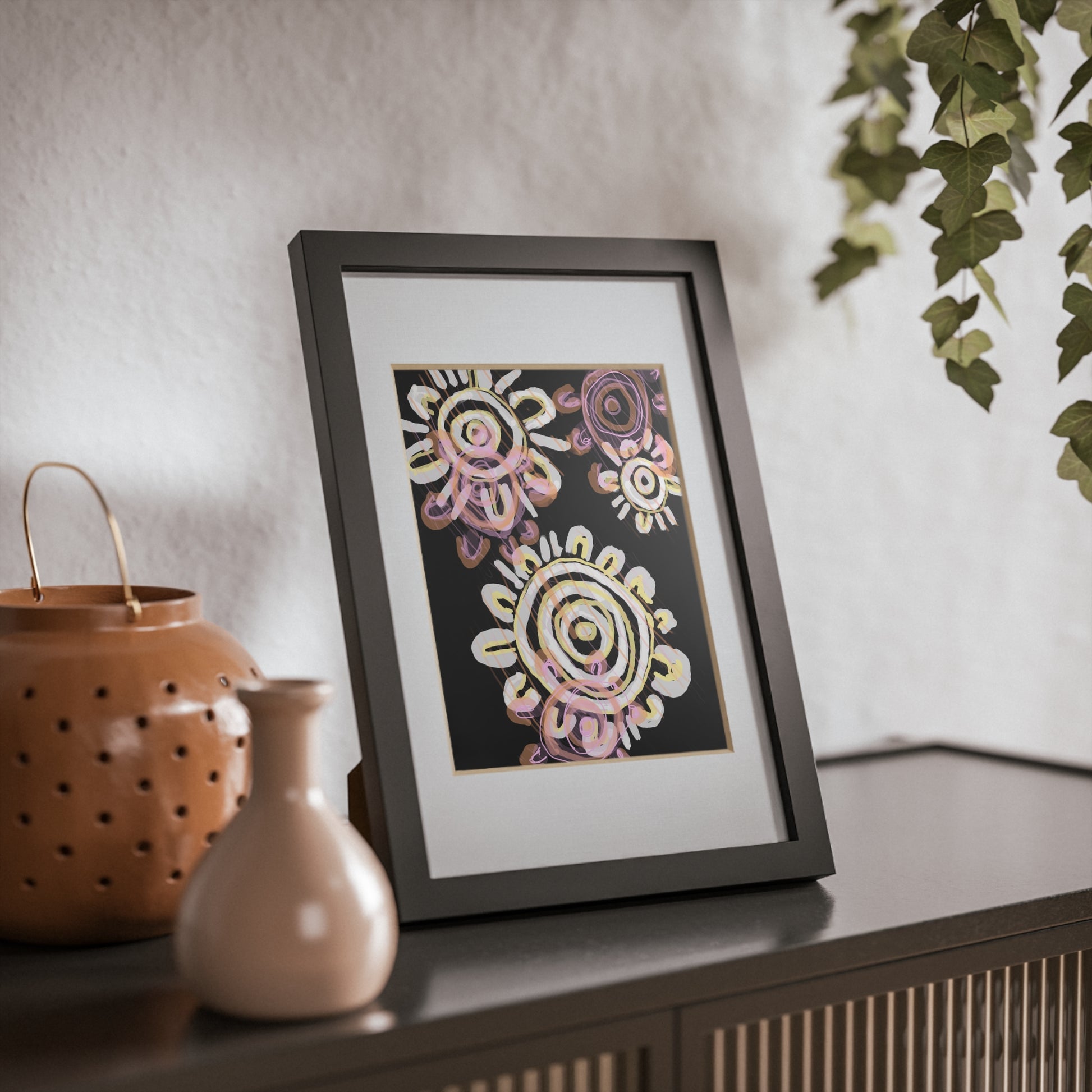 Framed Print - Mother & Daughter by Ebony Allen