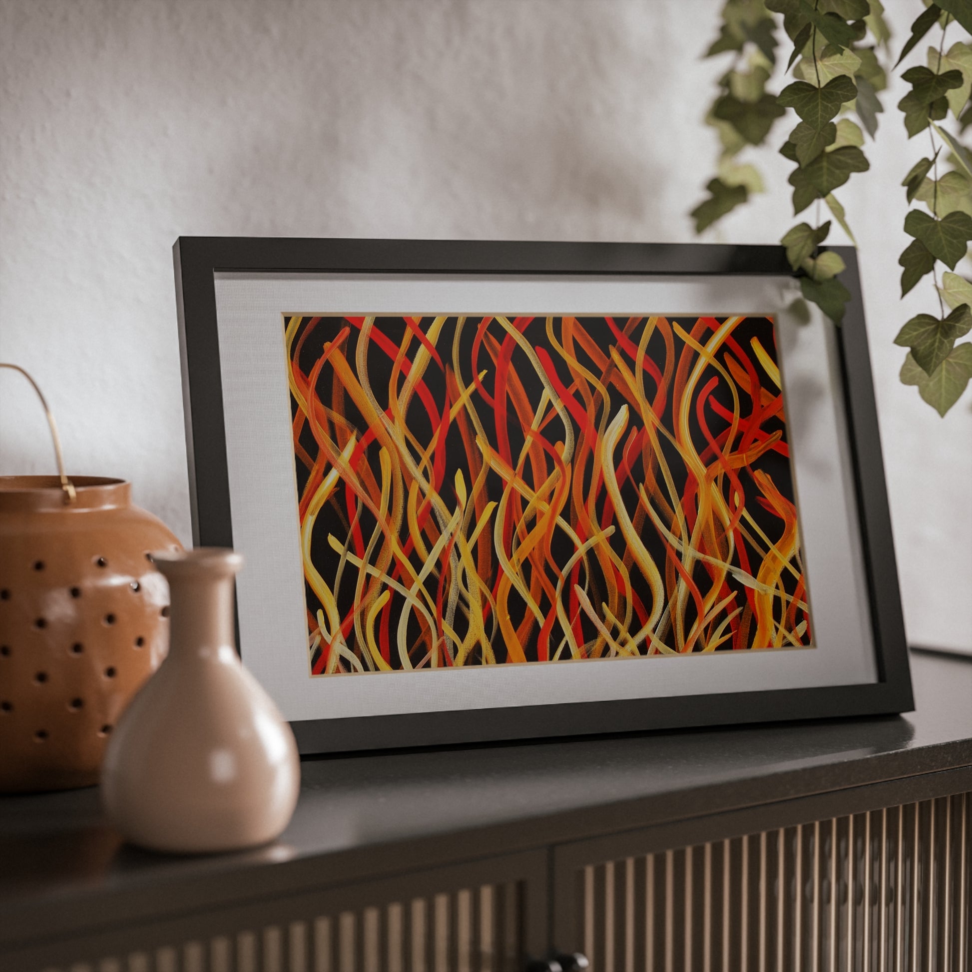 Framed Print - The Burn Off