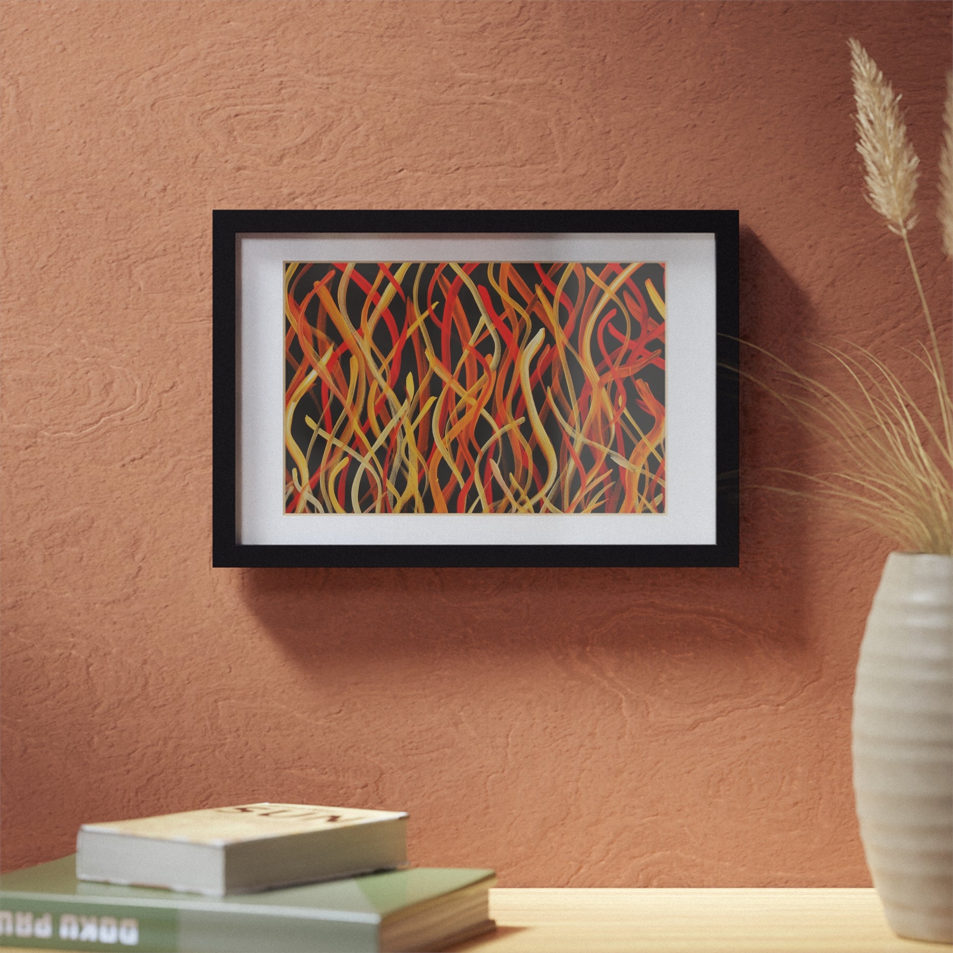Framed Print - The Burn Off