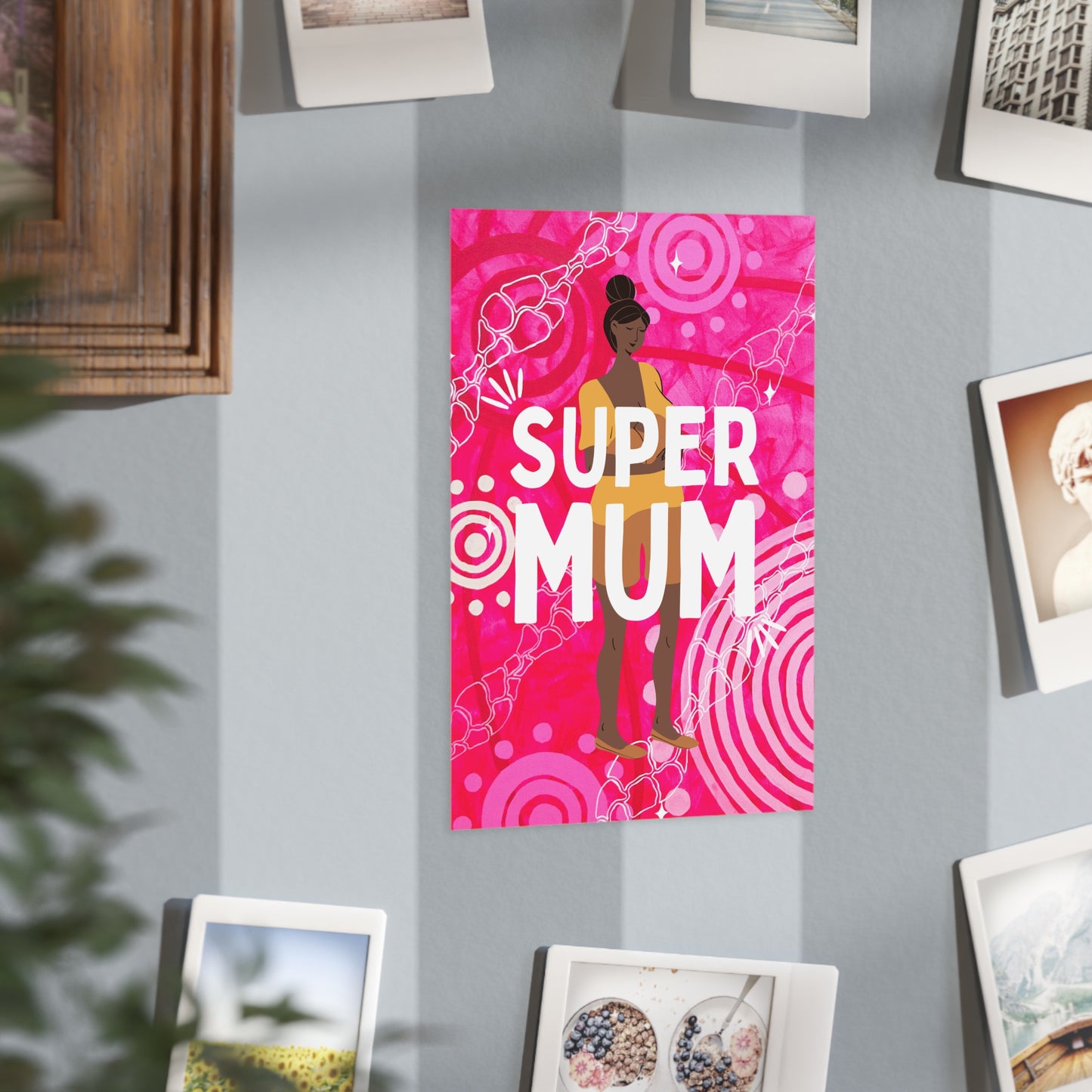Small Unframed Prints - Super Mum