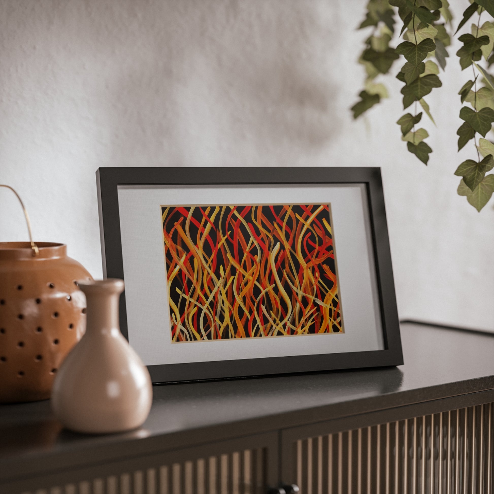 Framed Print - The Burn Off