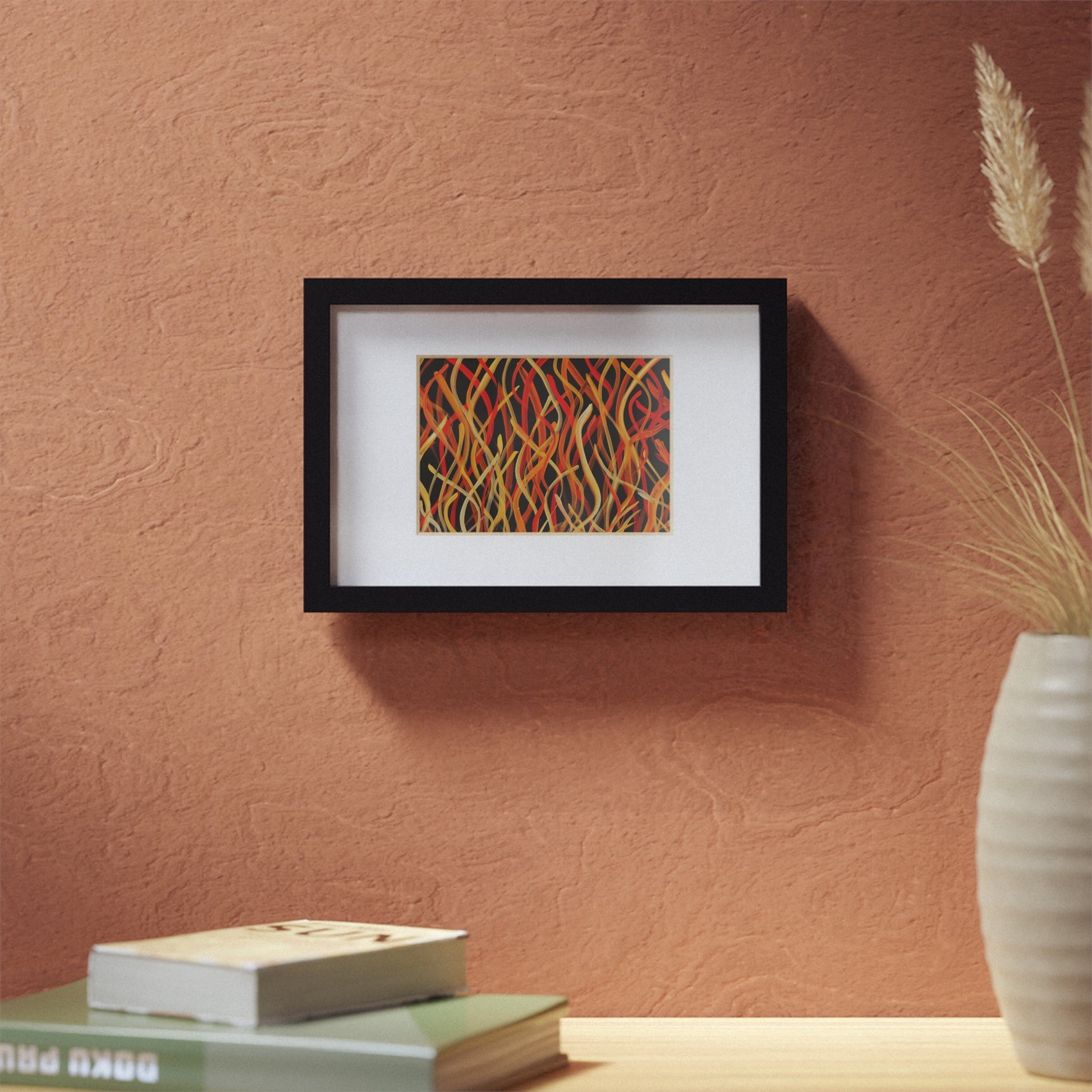 Framed Print - The Burn Off