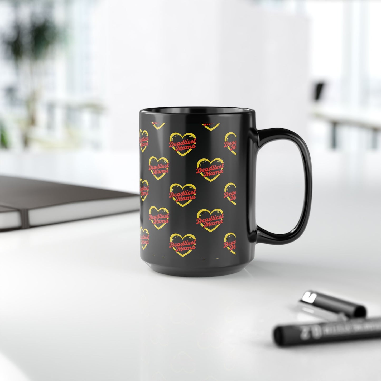 Deadliest Mama Black Mug