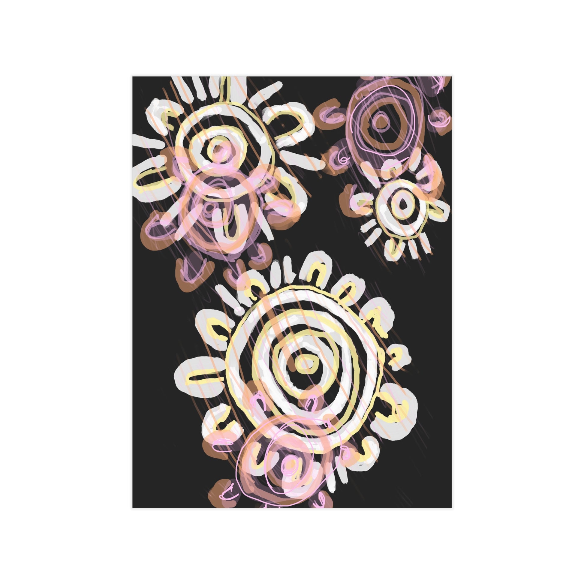Small Unframed Prints - Mother & Daughter by Ebony Allen