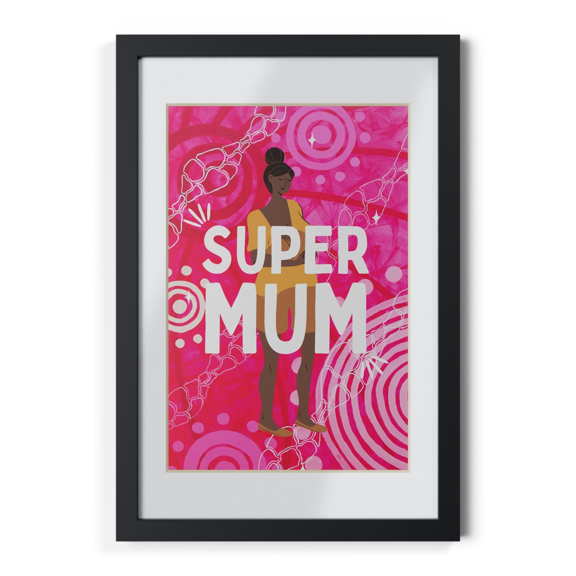 Framed Print - Super Mum