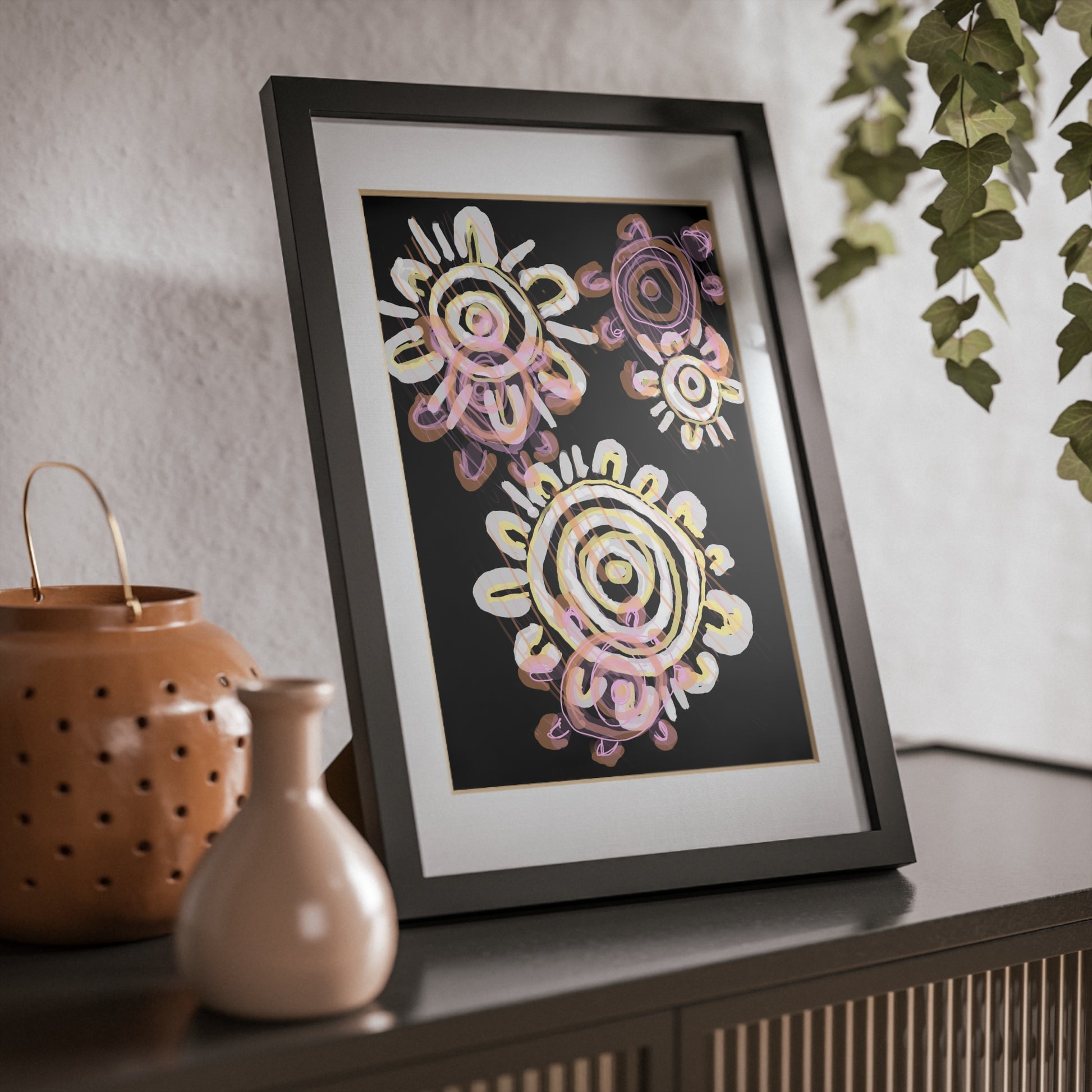 Framed Print - Mother & Daughter by Ebony Allen