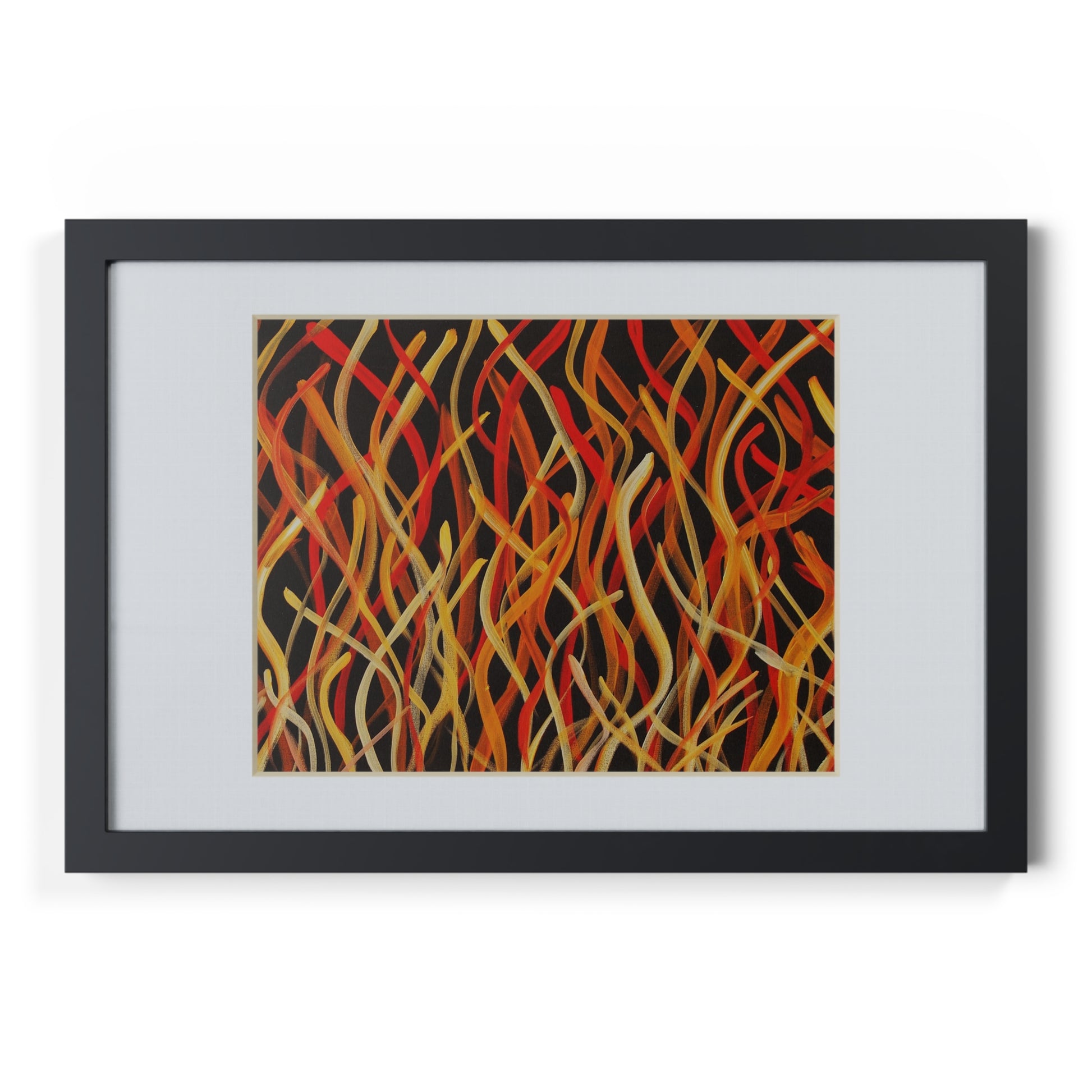 Framed Print - The Burn Off