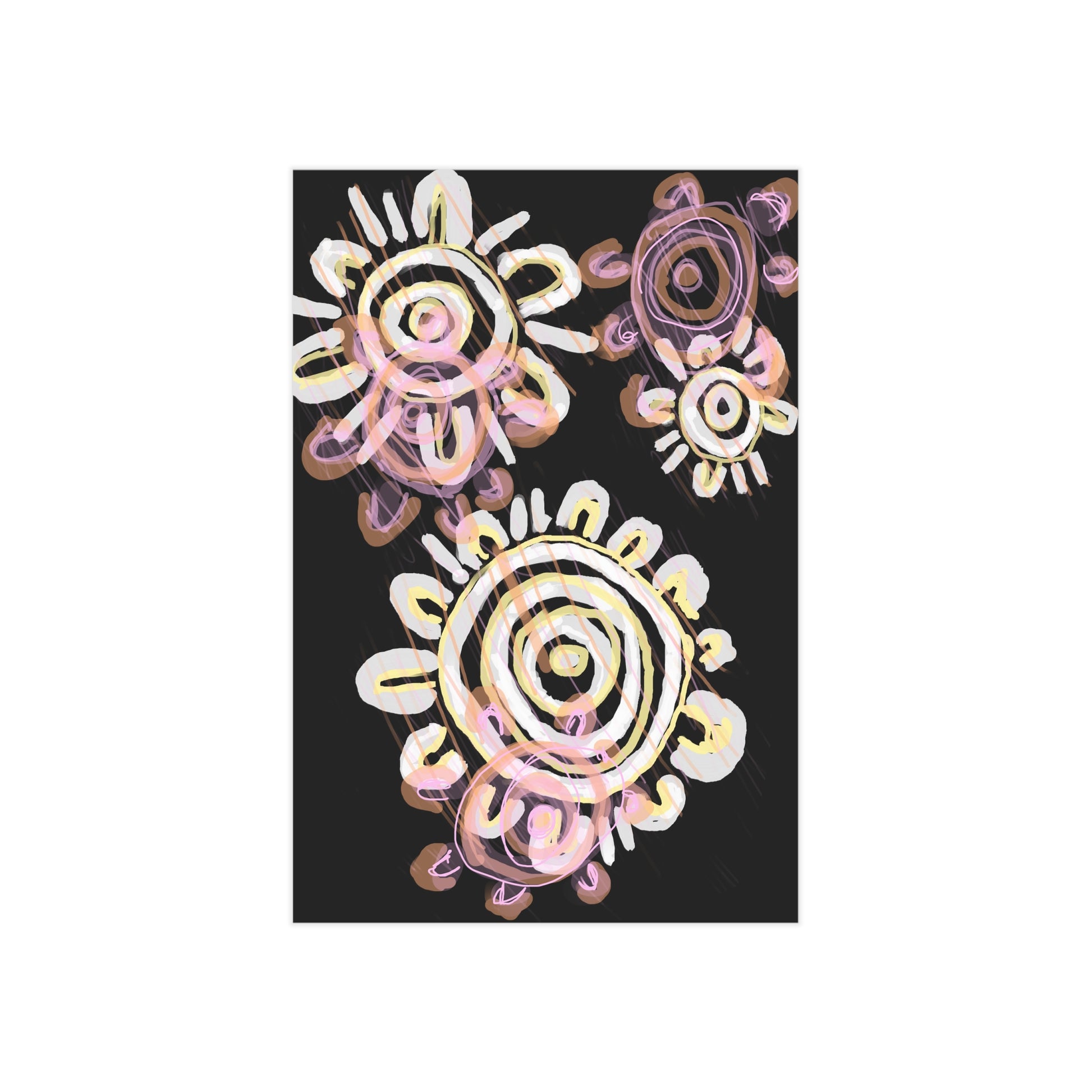 Small Unframed Prints - Mother & Daughter by Ebony Allen