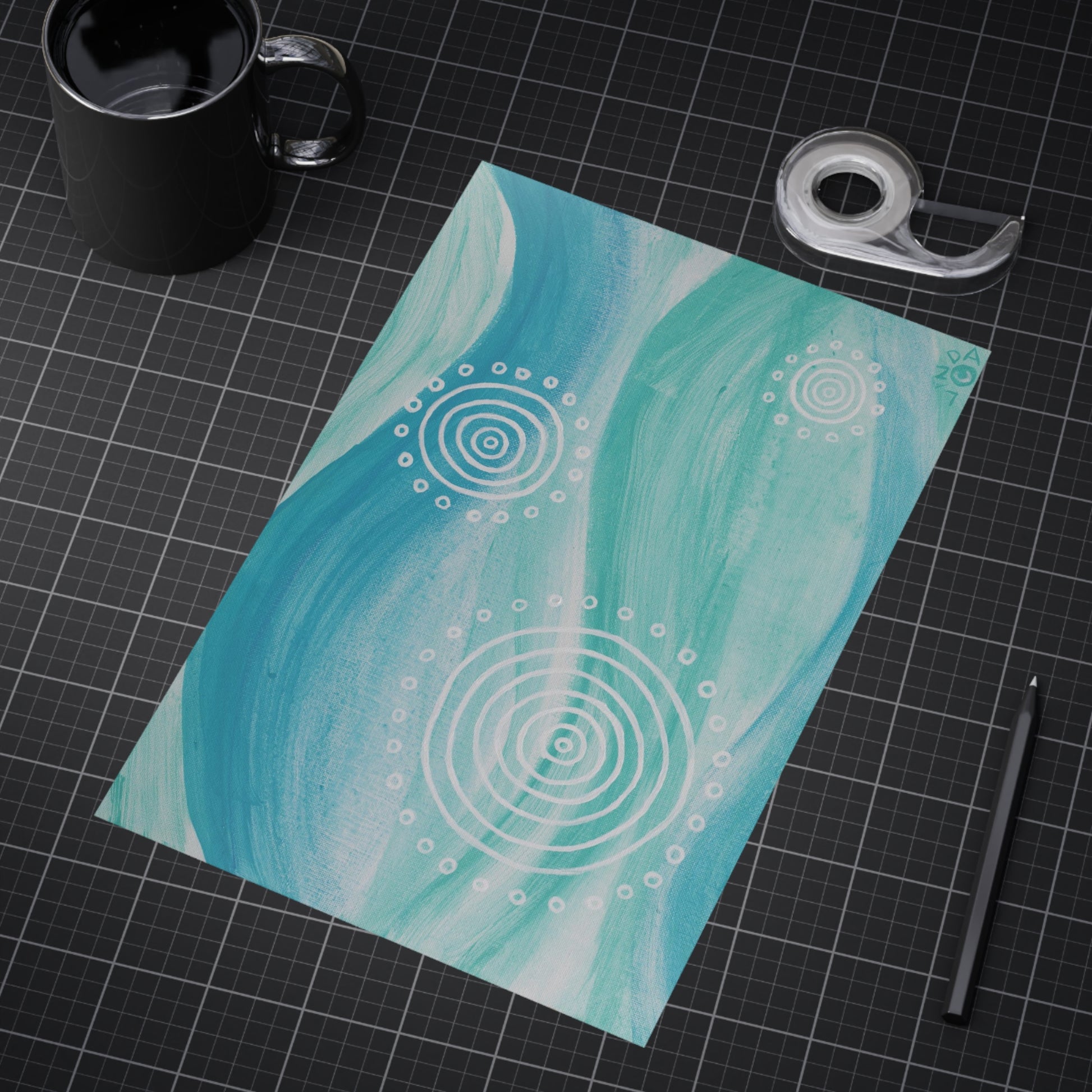 Small Unframed Prints - Ebb & Flow by Linda Davidson
