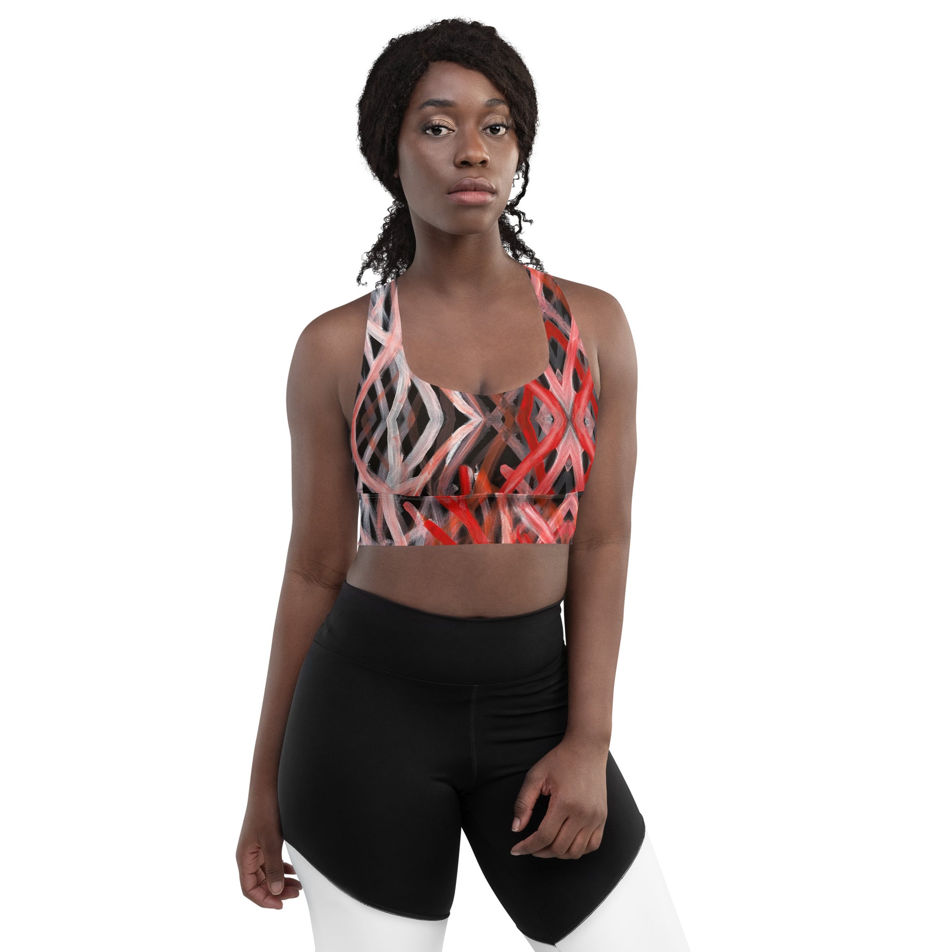 Longline Sports Bra - Blood on the Ground