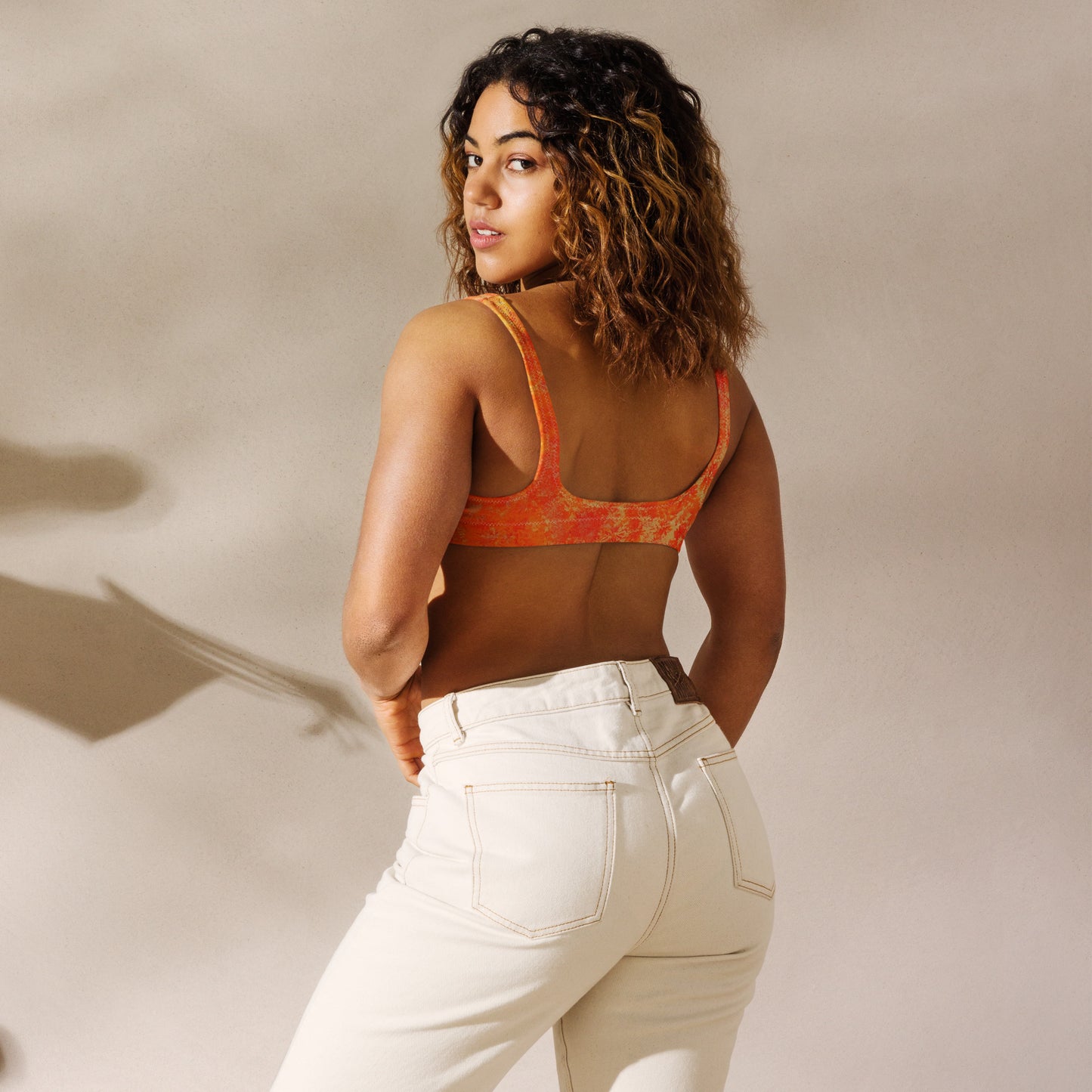 All-Over Print Recycled Padded Bikini Top