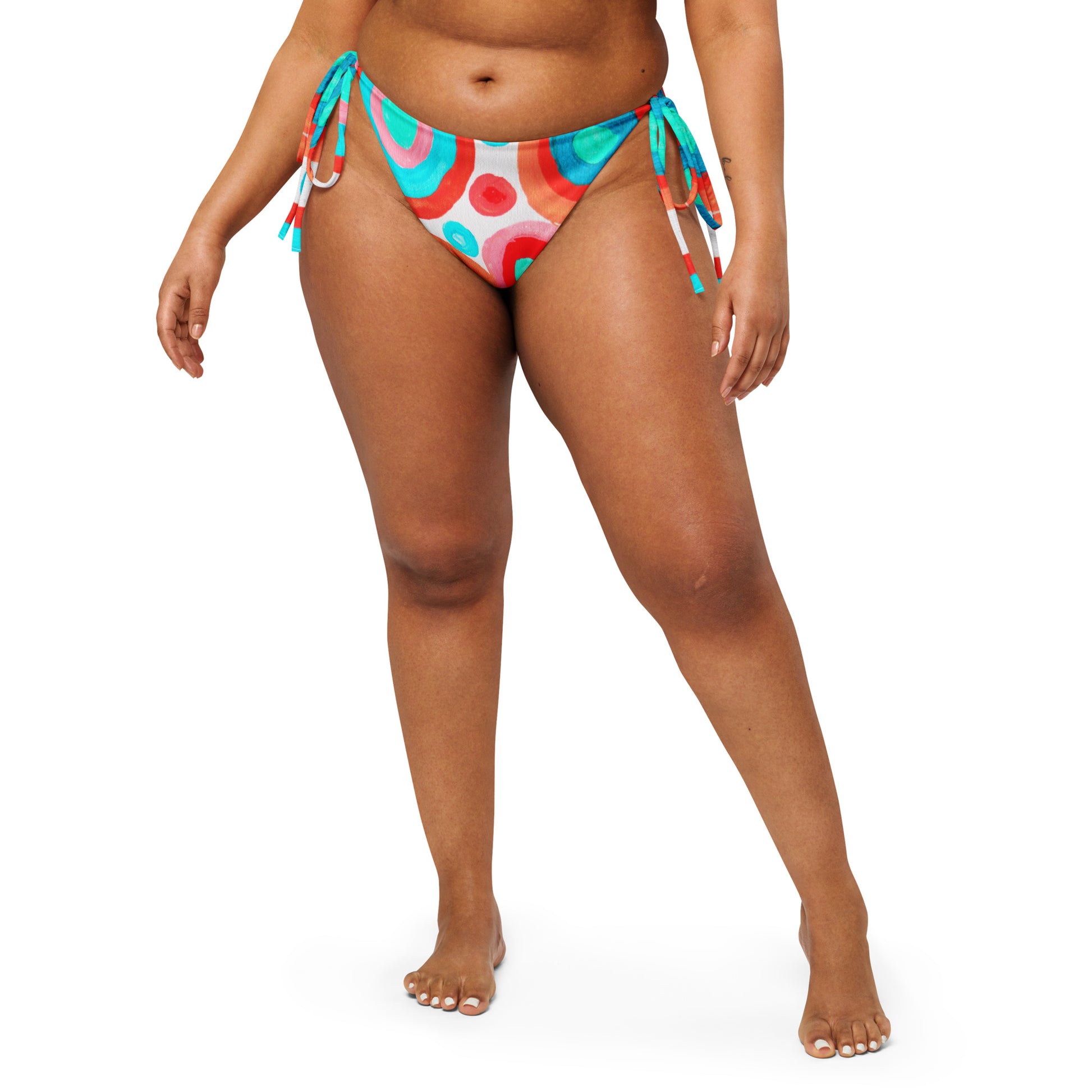 All-Over Print Recycled String Bikini