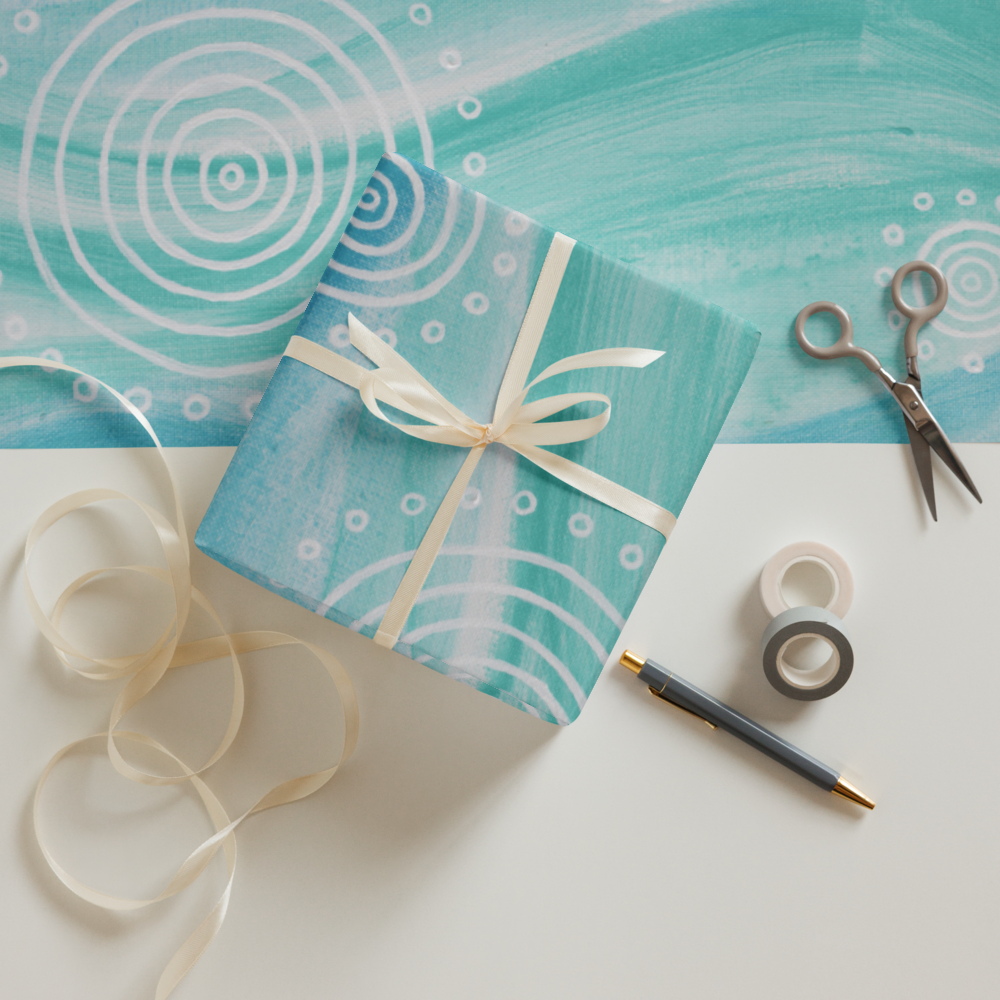 Wrapping Paper Set (3 Sheets) - Ebb & Flow by Linda Davidson
