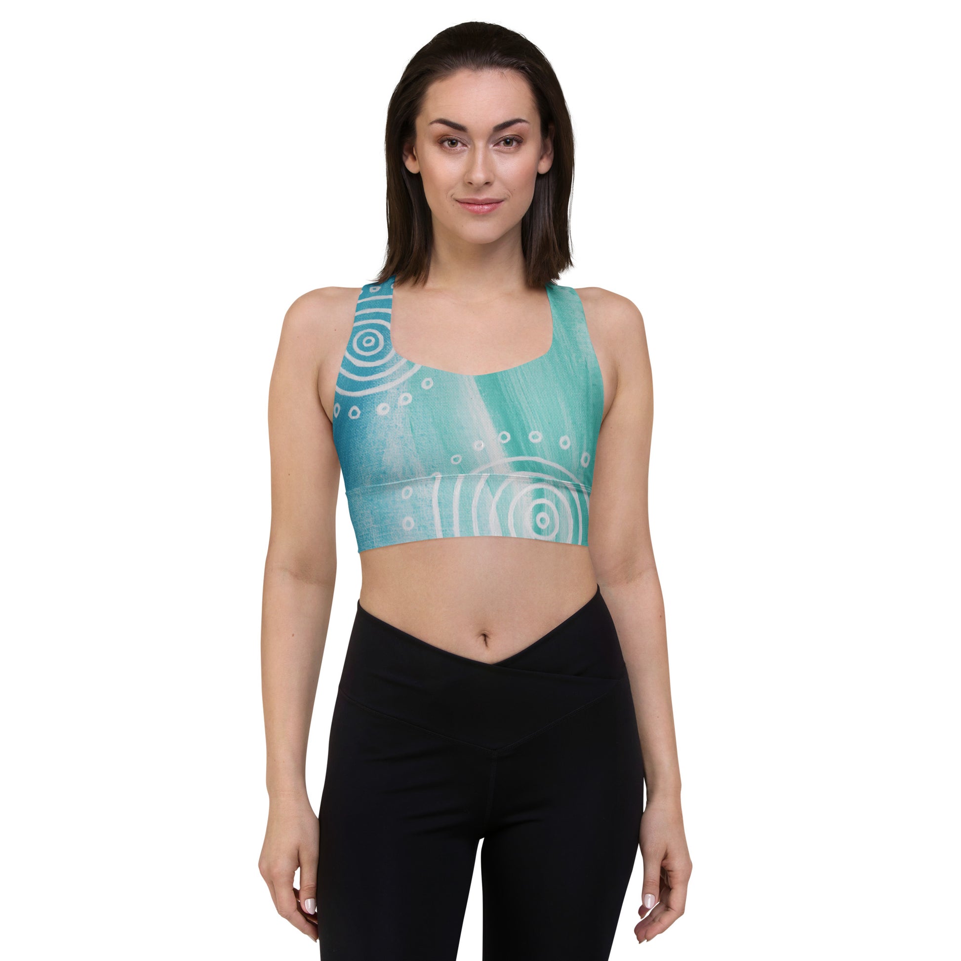 Longline Sports Bra - Ebb and Flow