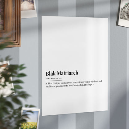 Small Unframed Prints - Blak Matriarch
