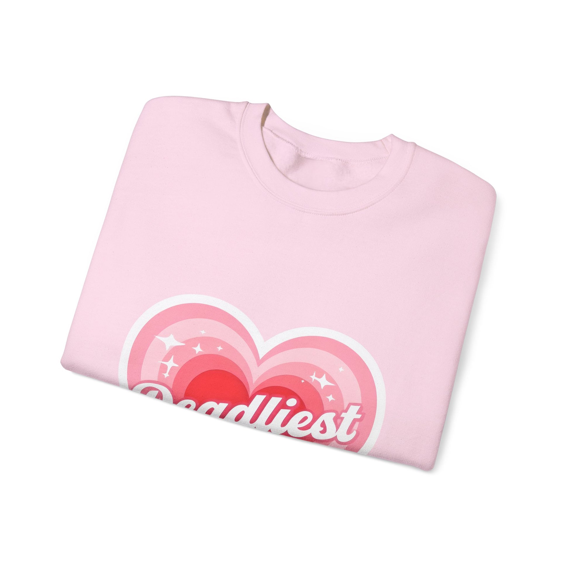 Deadliest Mama (Pink Heart) Crewneck Sweatshirt - Various Colours
