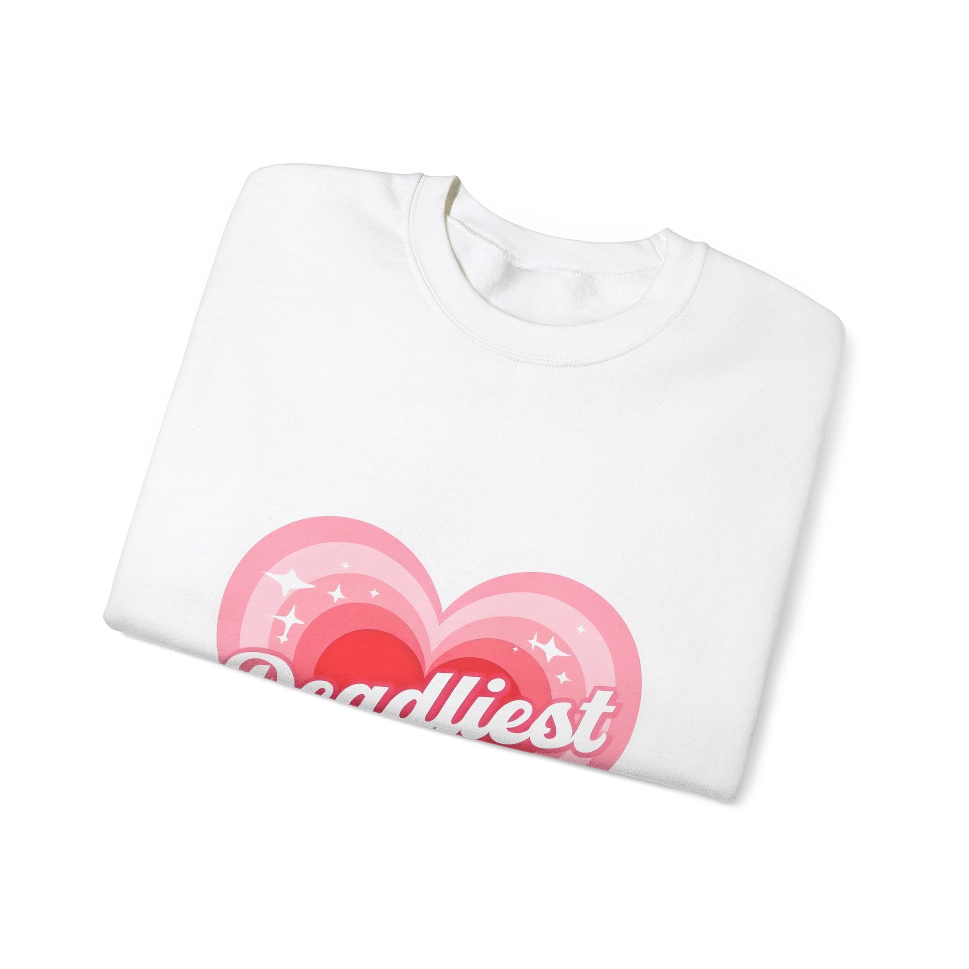 Deadliest Mama (Pink Heart) Crewneck Sweatshirt - Various Colours