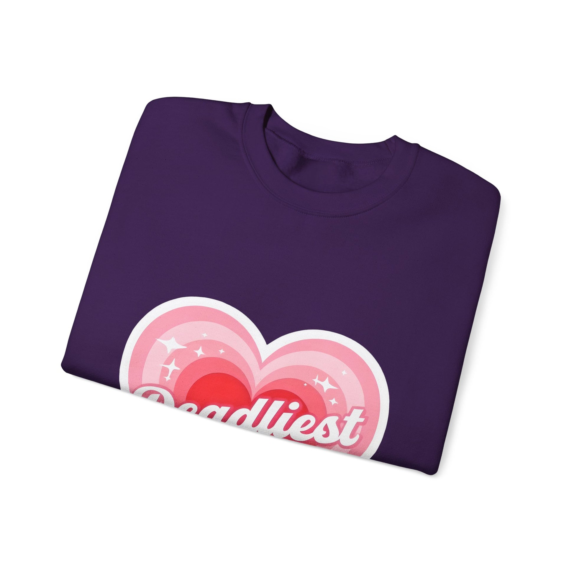 Deadliest Mama (Pink Heart) Crewneck Sweatshirt - Various Colours