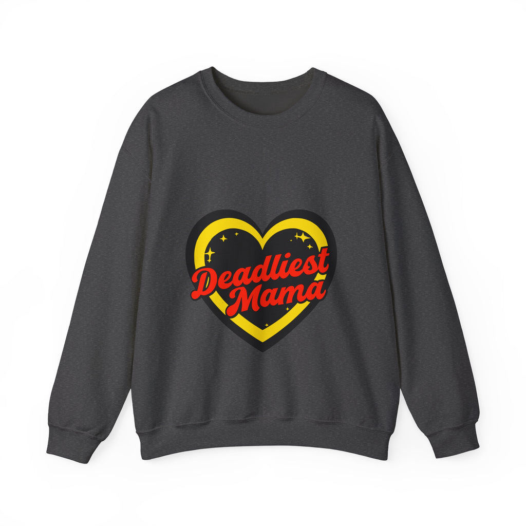Deadliest Mama Unisex Heavy Blend Crewneck Sweatshirt