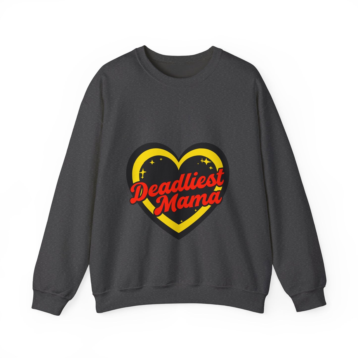 Deadliest Mama Unisex Heavy Blend Crewneck Sweatshirt