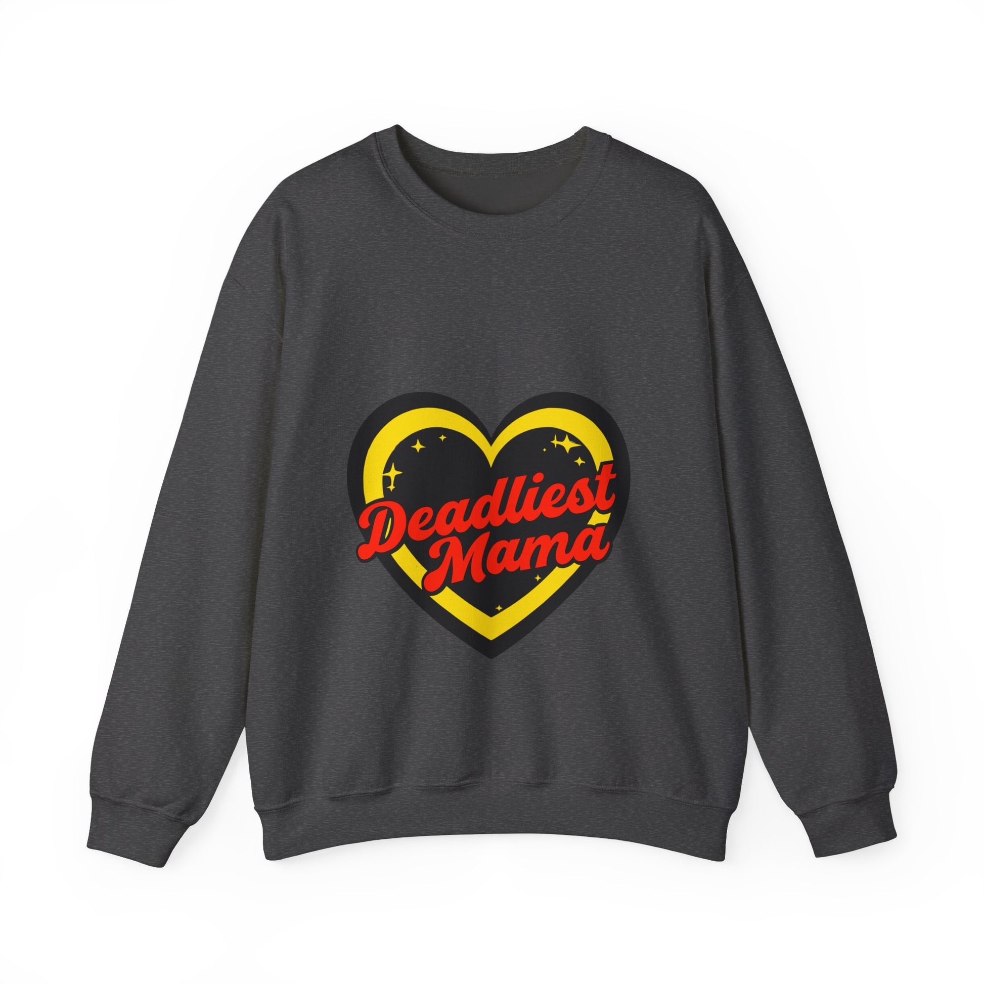 Deadliest Mama Unisex Heavy Blend Crewneck Sweatshirt