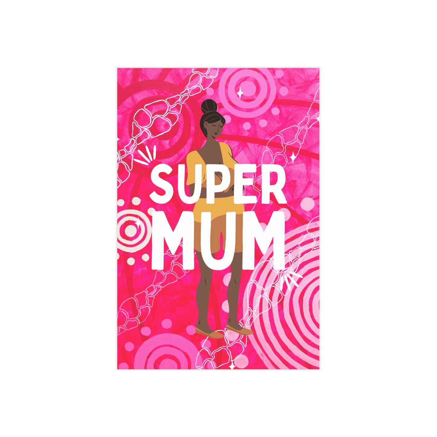 Small Unframed Prints - Super Mum