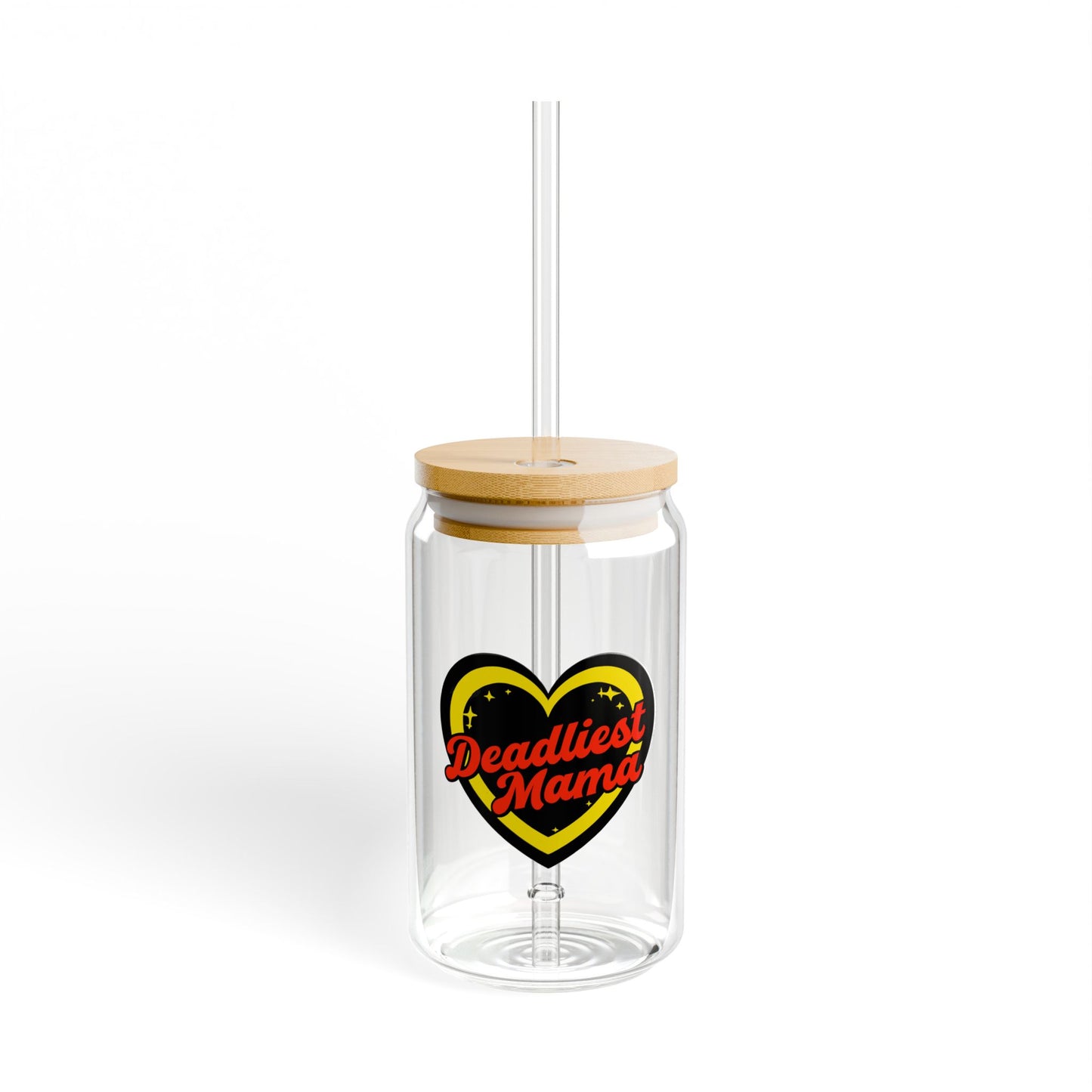 Deadliest Mama Sipper Glass - 16oz Eco-Friendly Drinkware