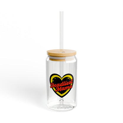 Deadliest Mama Sipper Glass - 16oz Eco-Friendly Drinkware