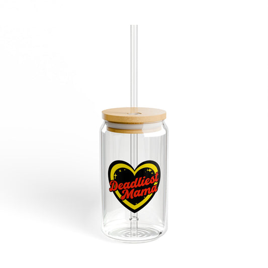Deadliest Mama Sipper Glass - 16oz Eco-Friendly Drinkware