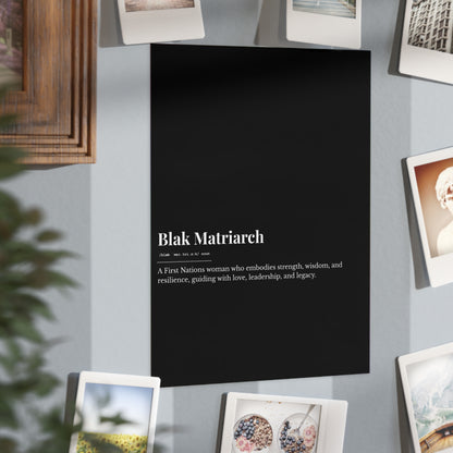 Small Unframed Prints - Blak Matriarch