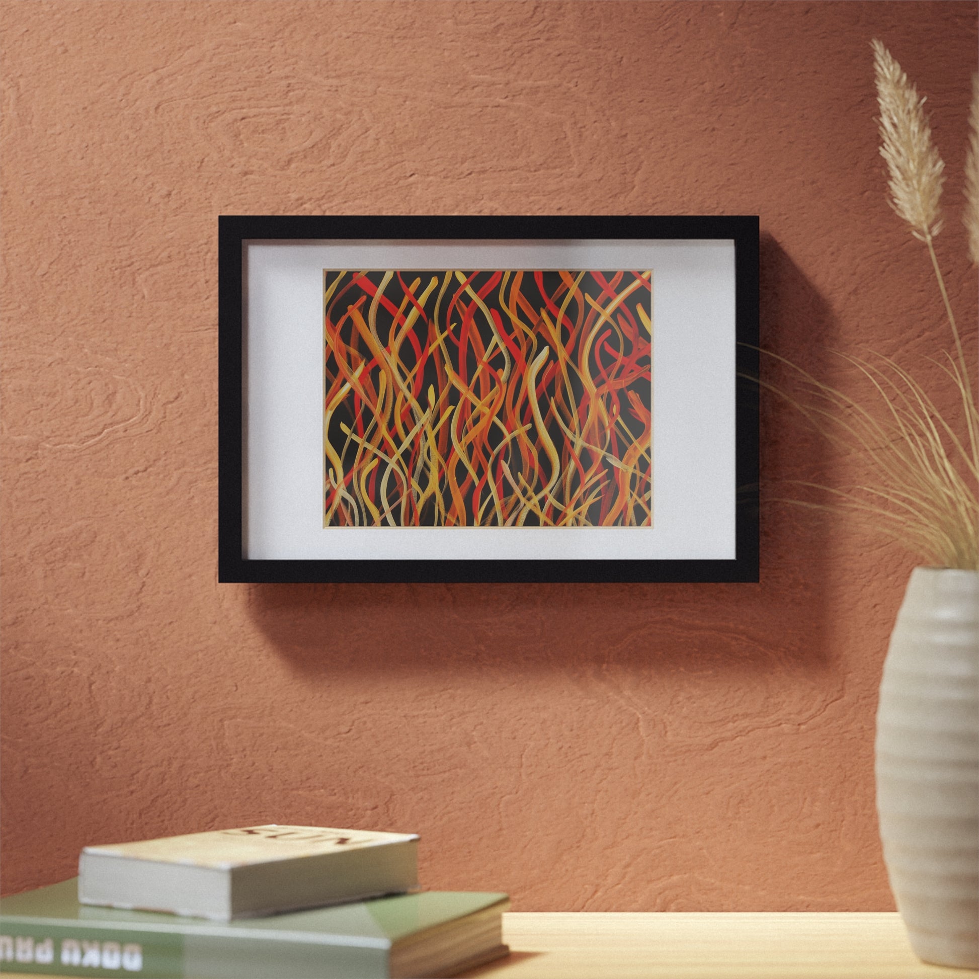 Framed Print - The Burn Off