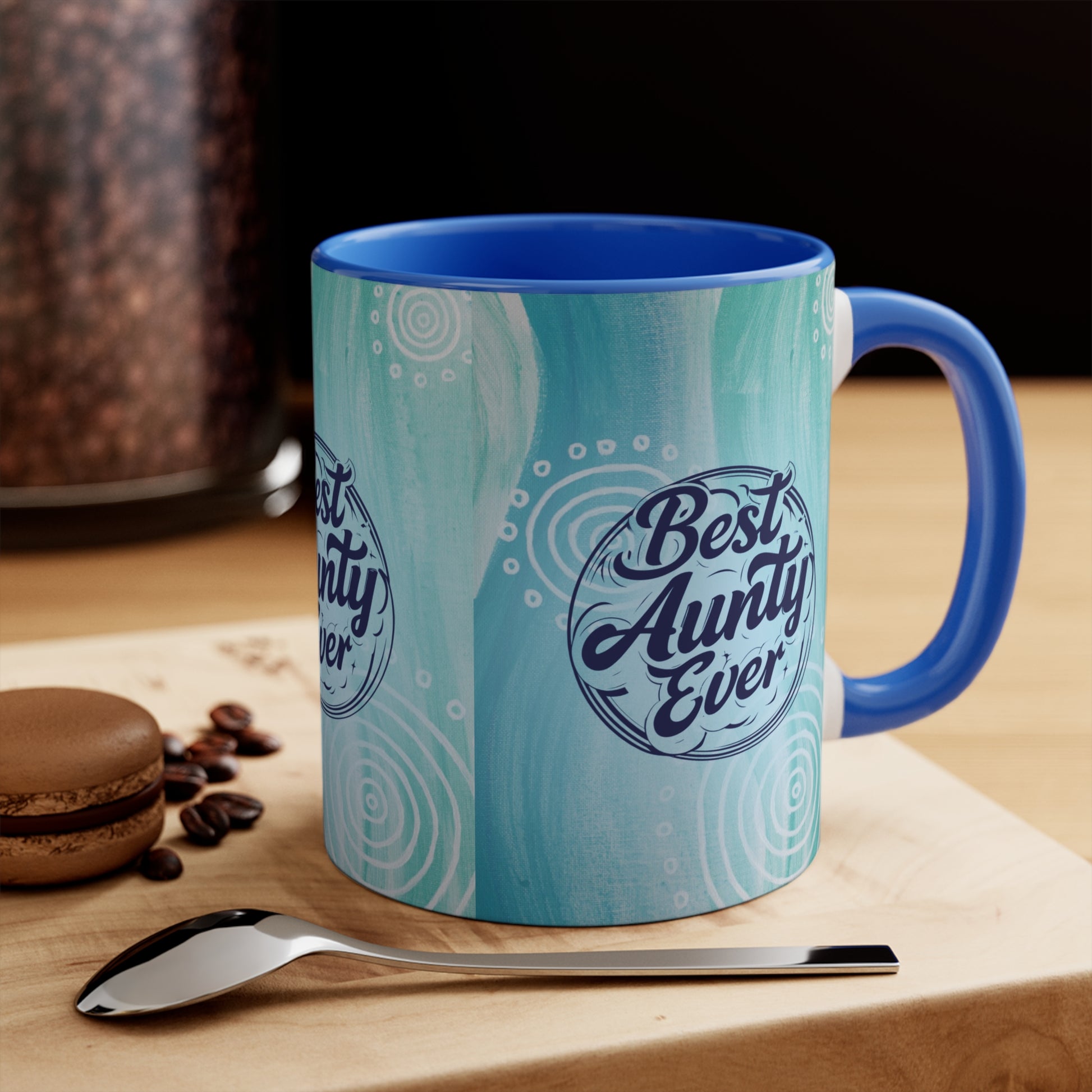 Best Aunty Ever Mug in Blue