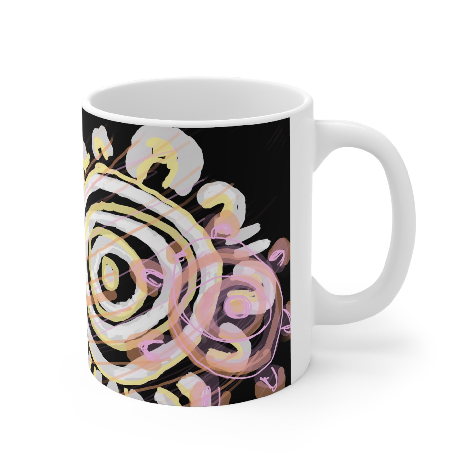 Ceramic Coffee Mug - Mother & Daughter by Ebony Allen