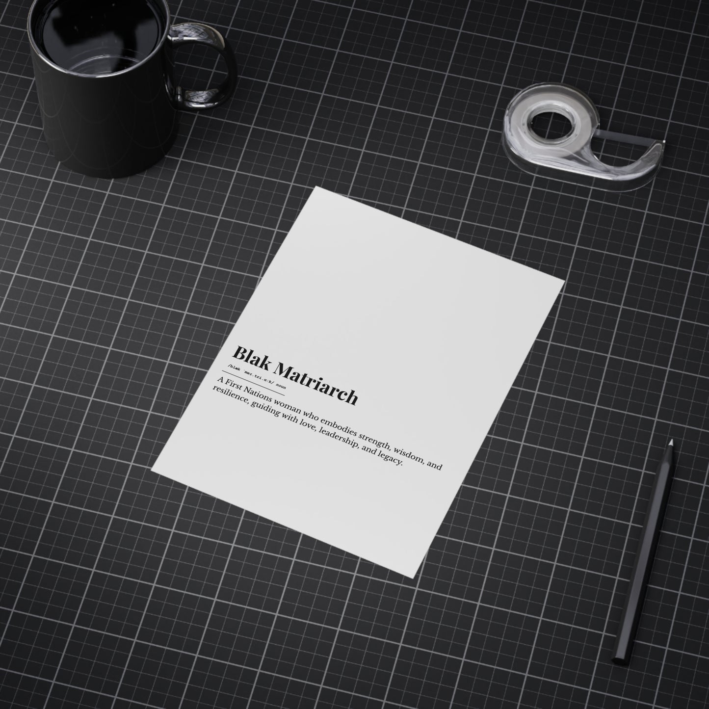 Small Unframed Prints - Blak Matriarch