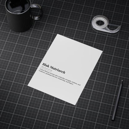 Small Unframed Prints - Blak Matriarch