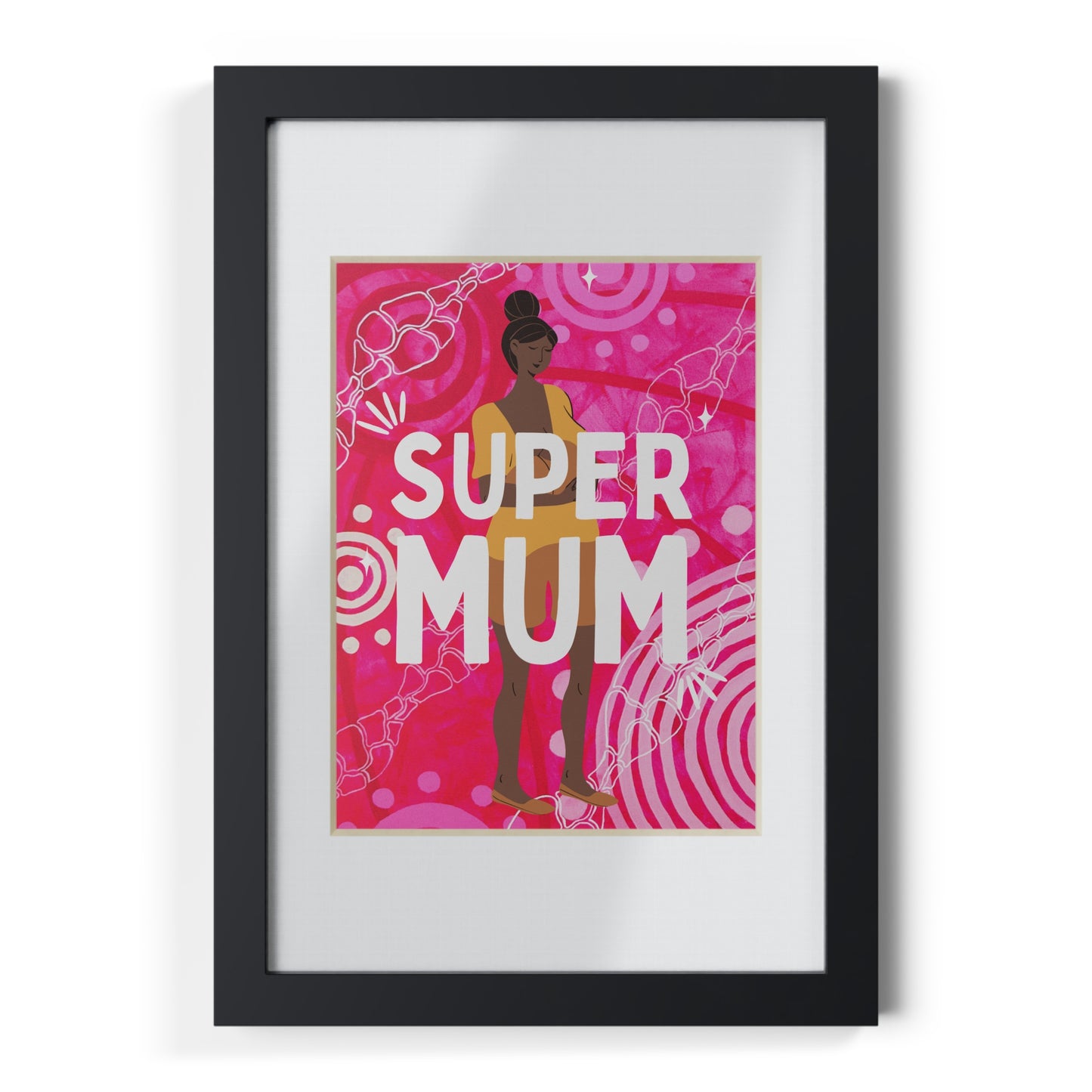 Framed Print - Super Mum