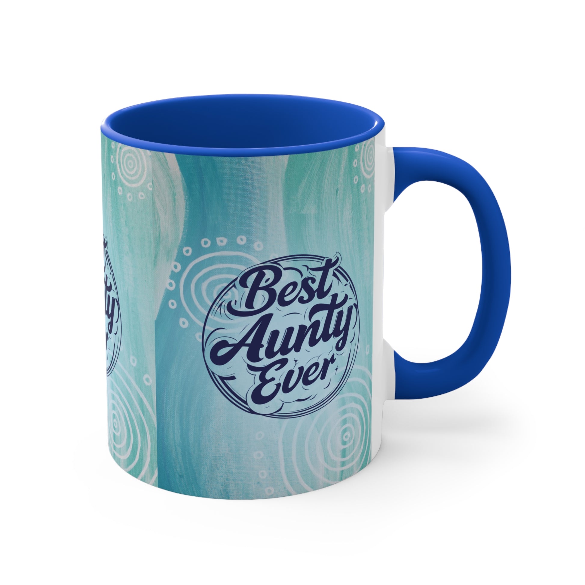 Best Aunty Ever Mug in Blue