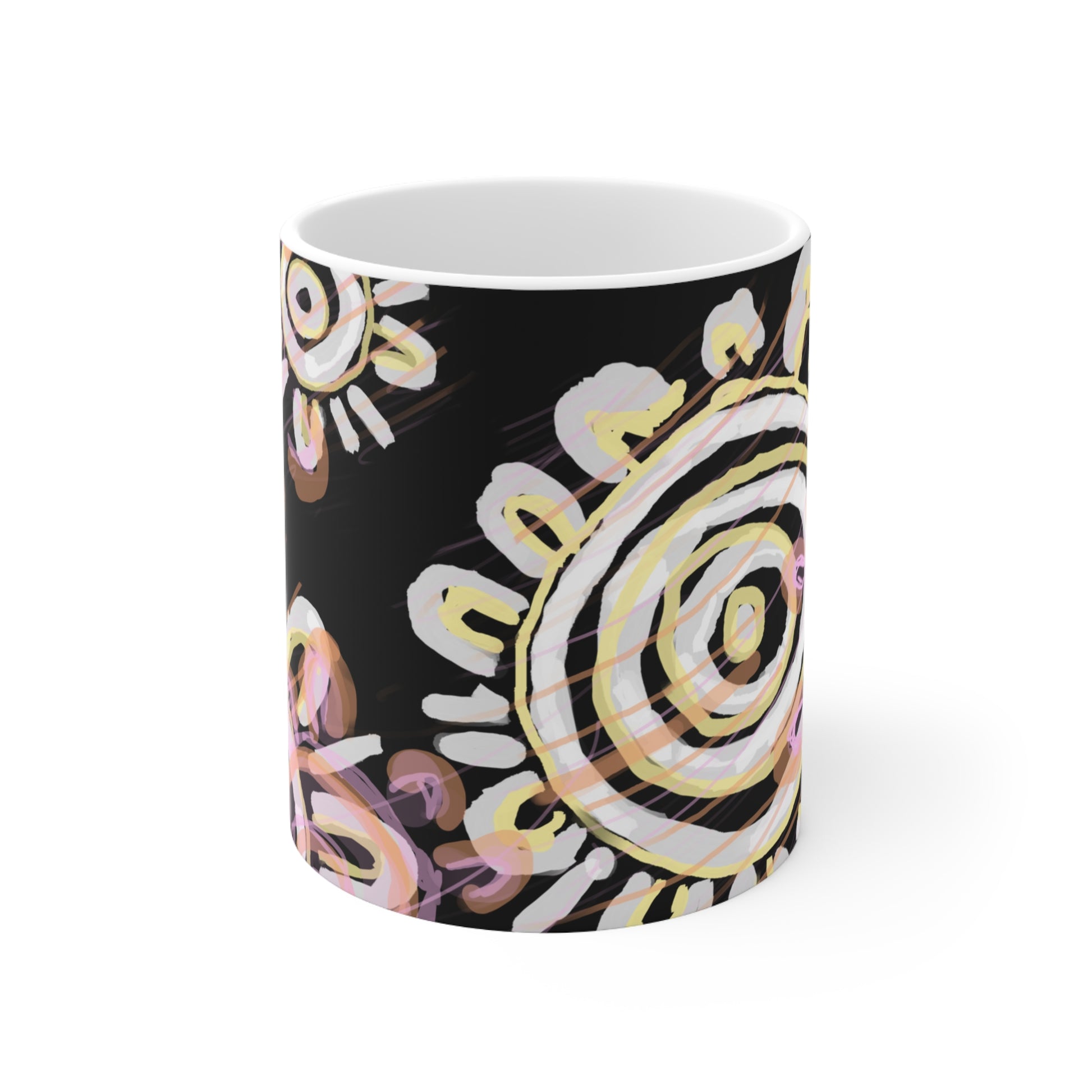Ceramic Coffee Mug - Mother & Daughter by Ebony Allen