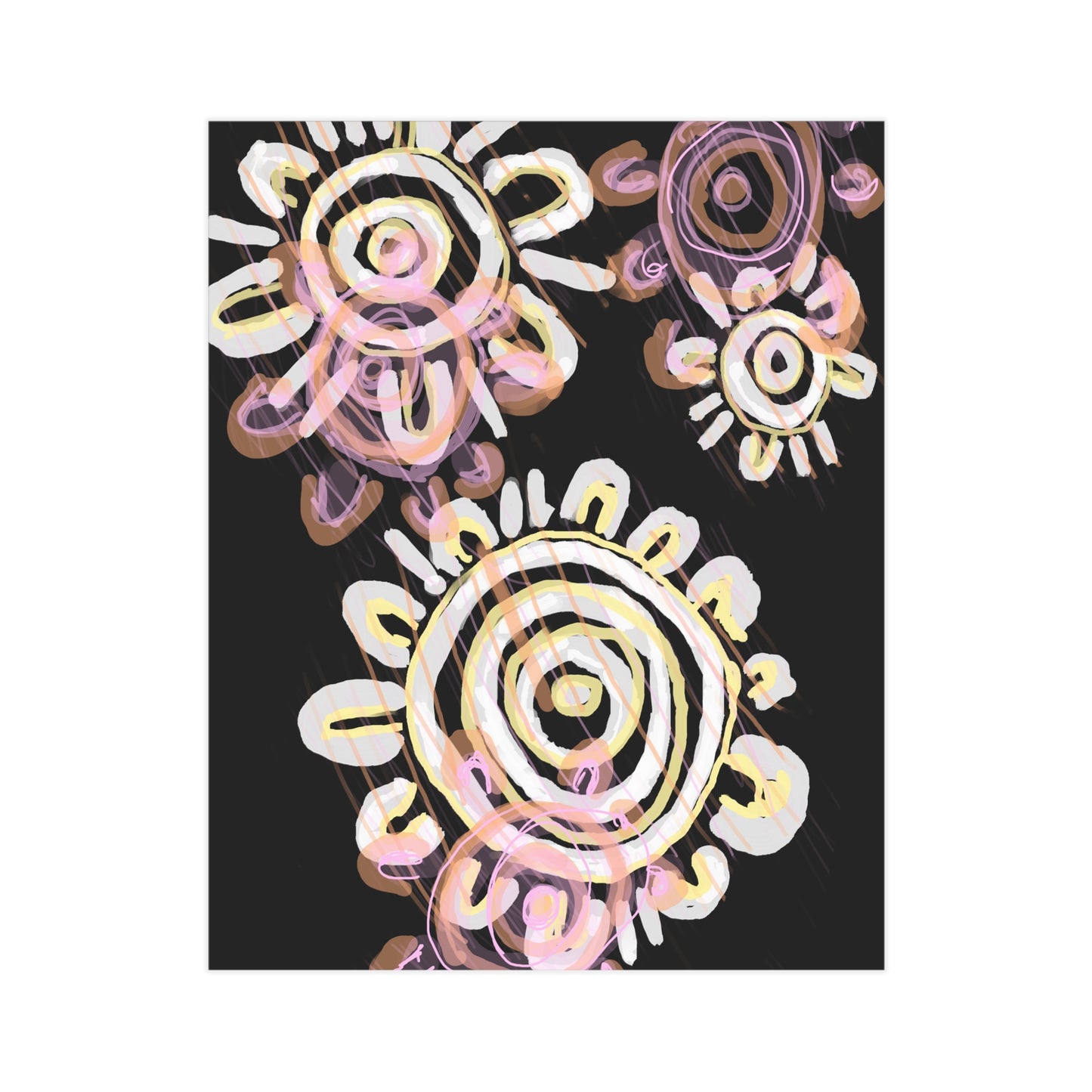 Small Unframed Prints - Mother & Daughter by Ebony Allen