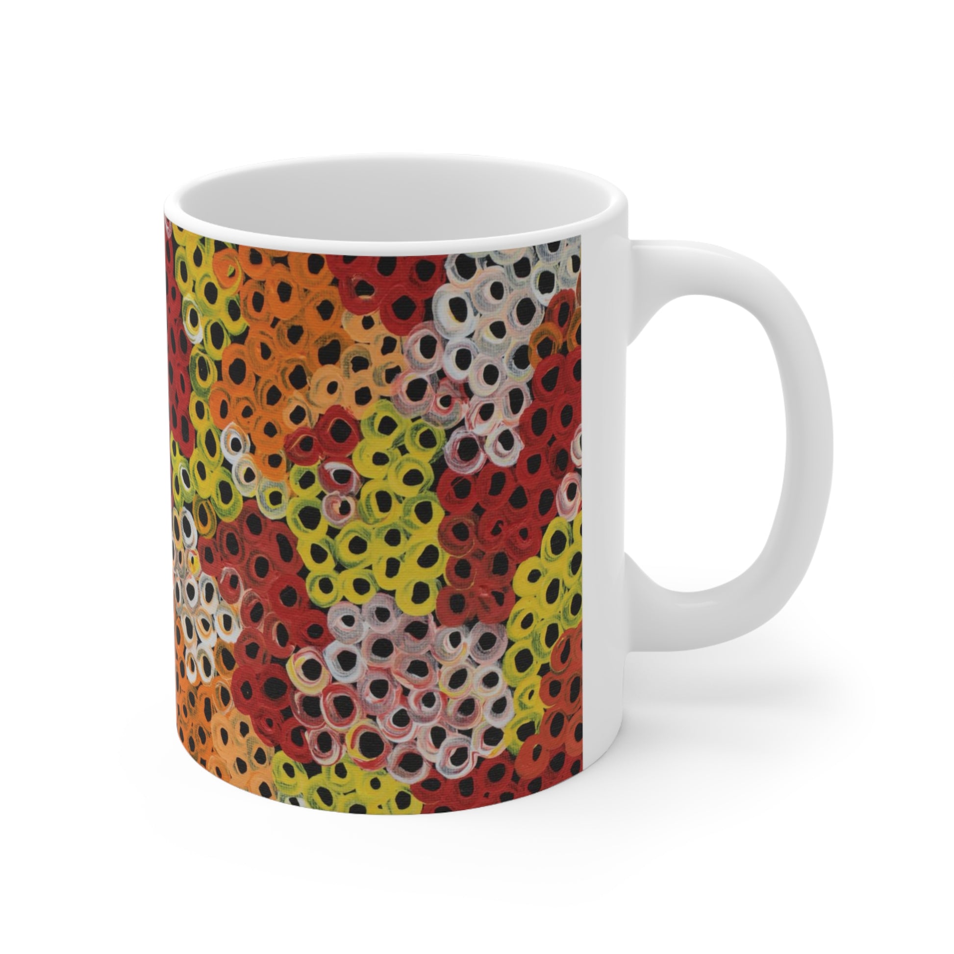 Ceramic Coffee Mug - Untitled by Linda Davidson