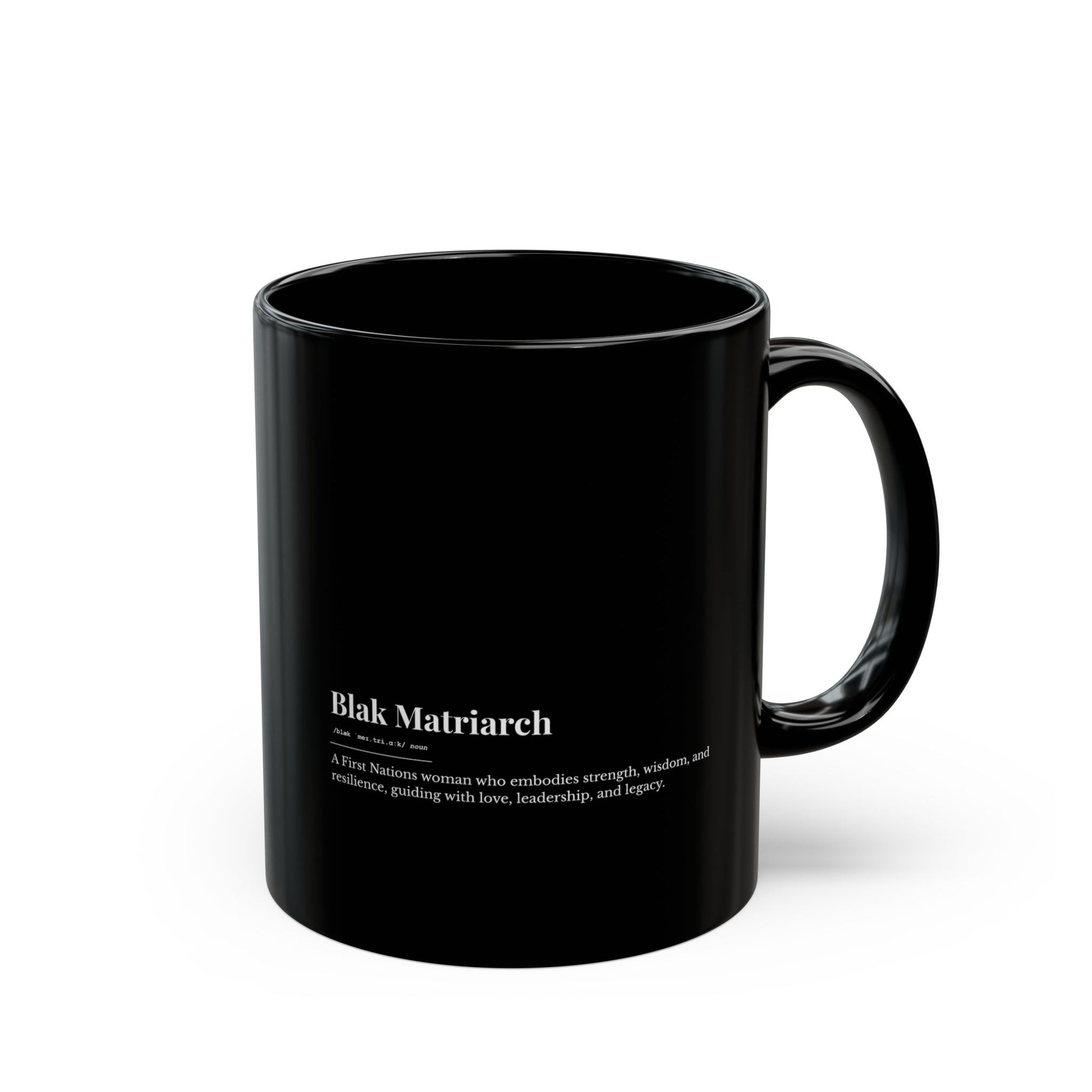 Blak Matriarch Mug in Black