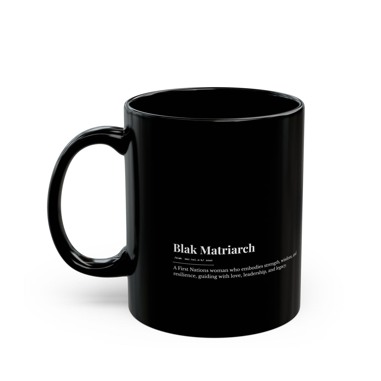 Blak Matriarch Mug in Black